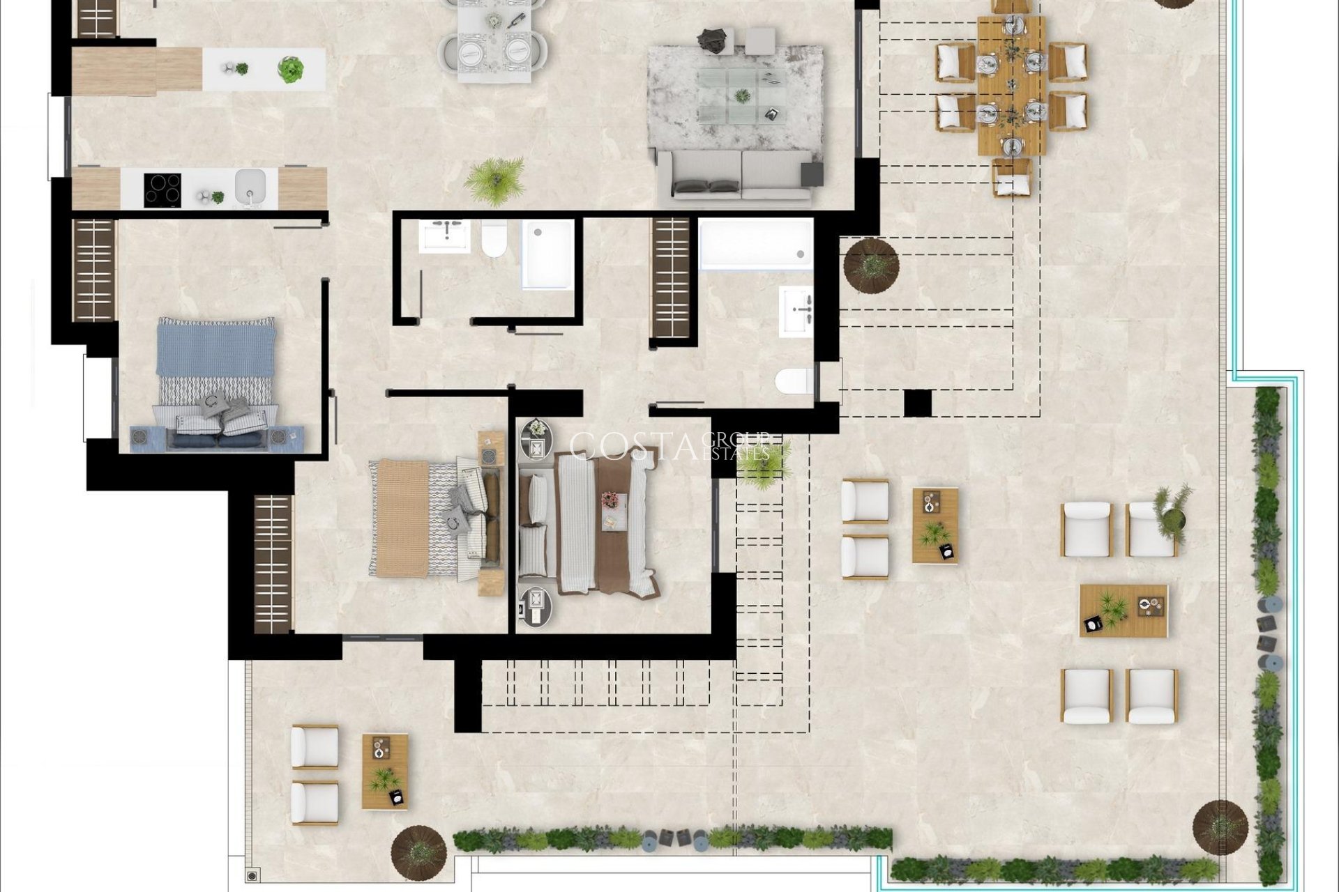 Neue Gebäude - Apartment -
Casares - Casares Playa