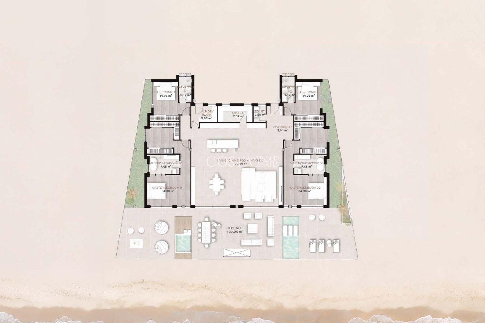 Neue Gebäude - Apartments -
Estepona - Playa del Cristo