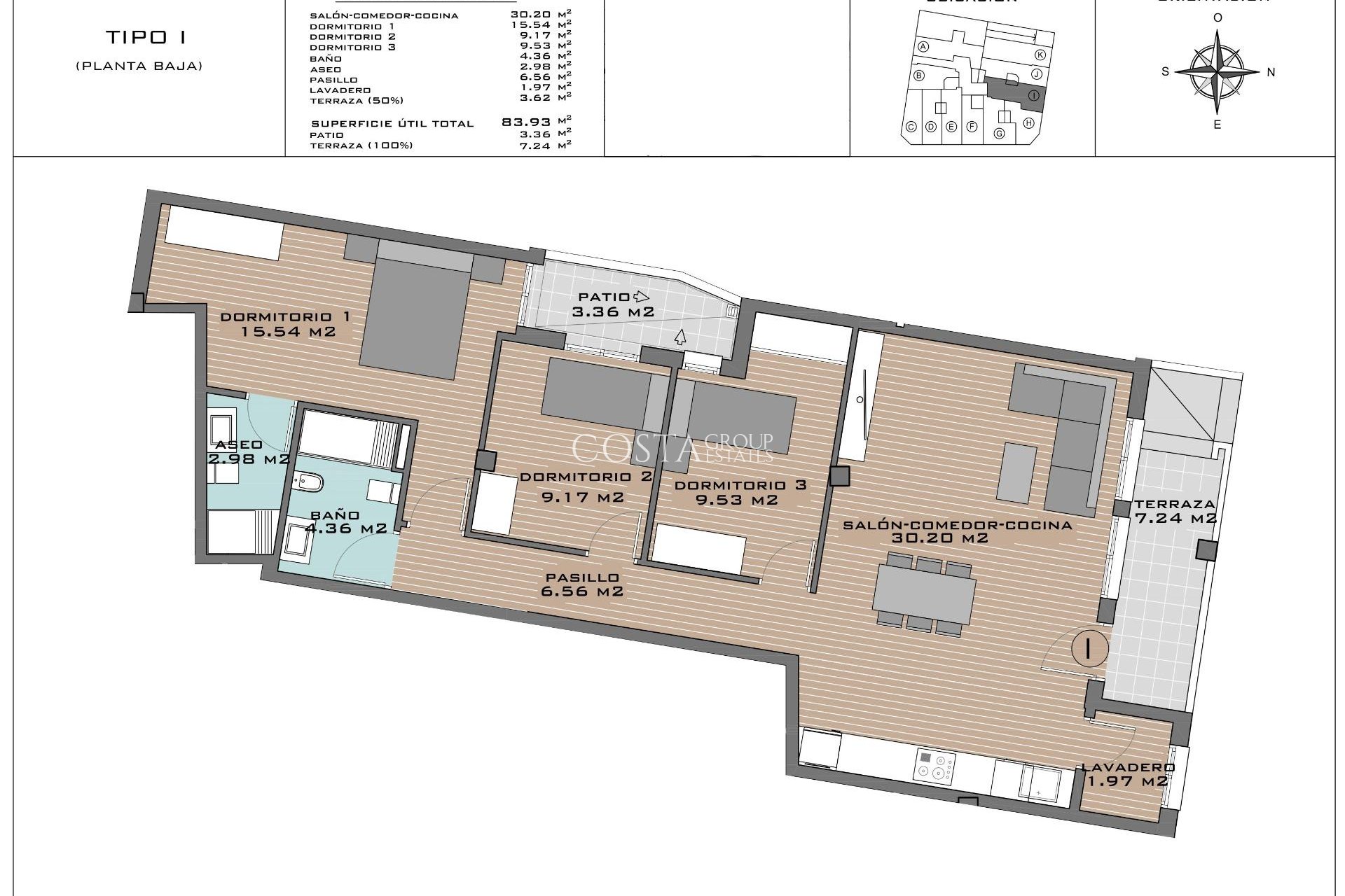 Neue Gebäude - Ground floor apartment -
Algorfa - Pueblo