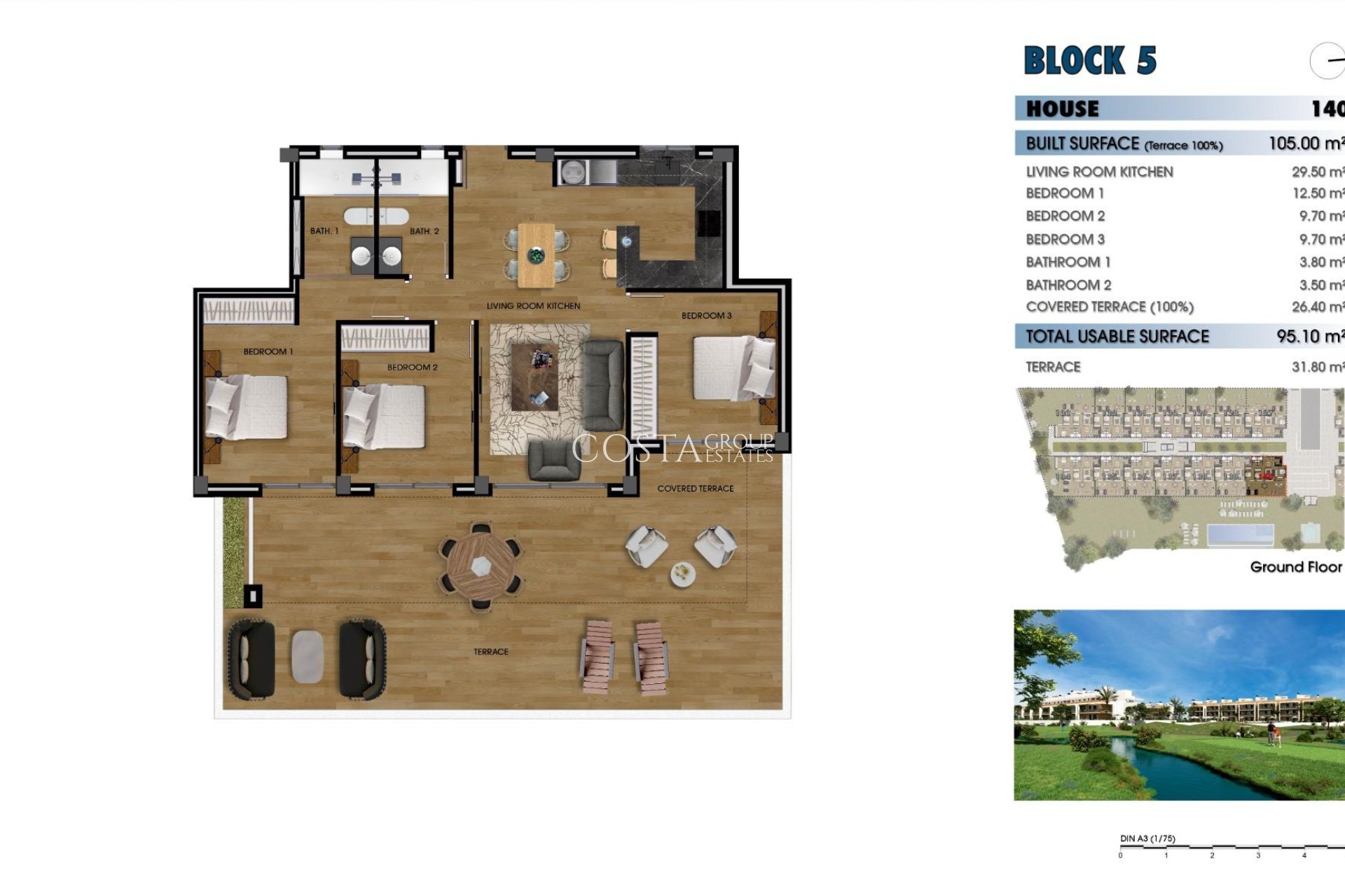 Neue Gebäude - Ground floor apartment -
Los Alcazares - La Serena Golf