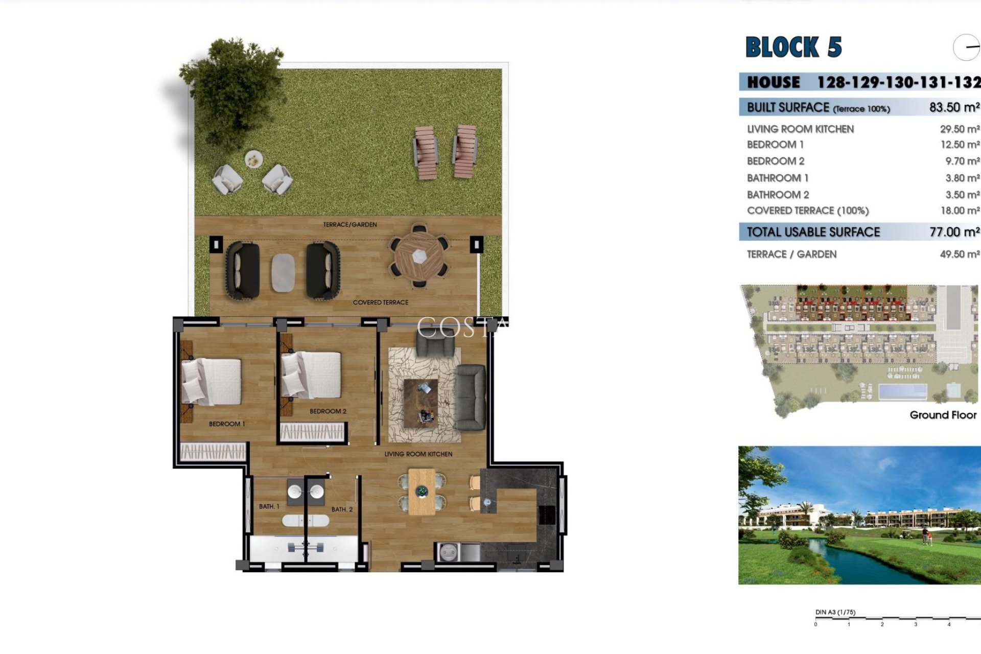Neue Gebäude - Ground floor apartment -
Los Alcazares - La Serena Golf