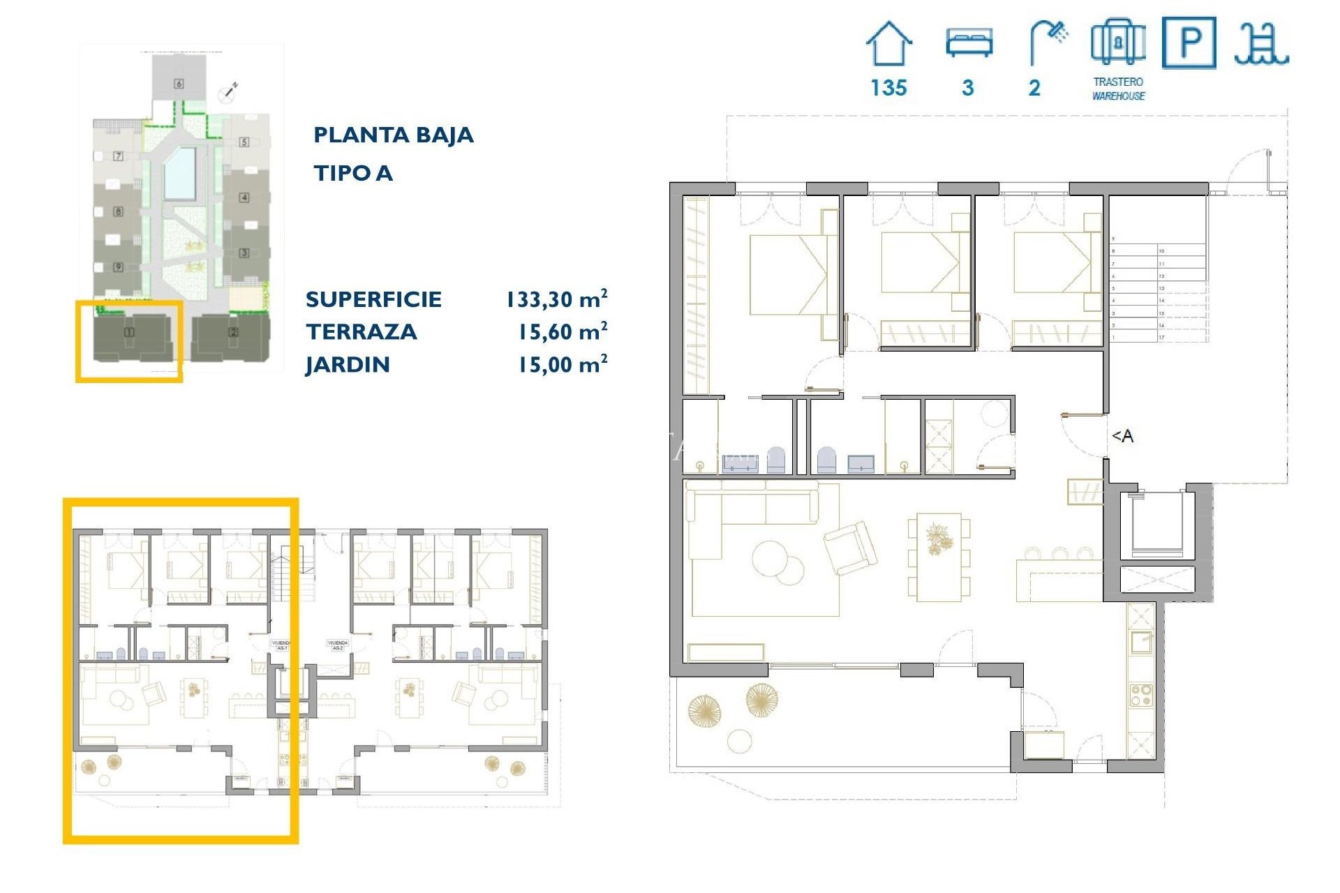 Neue Gebäude - Ground floor apartment -
San Pedro del Pinatar - Pueblo