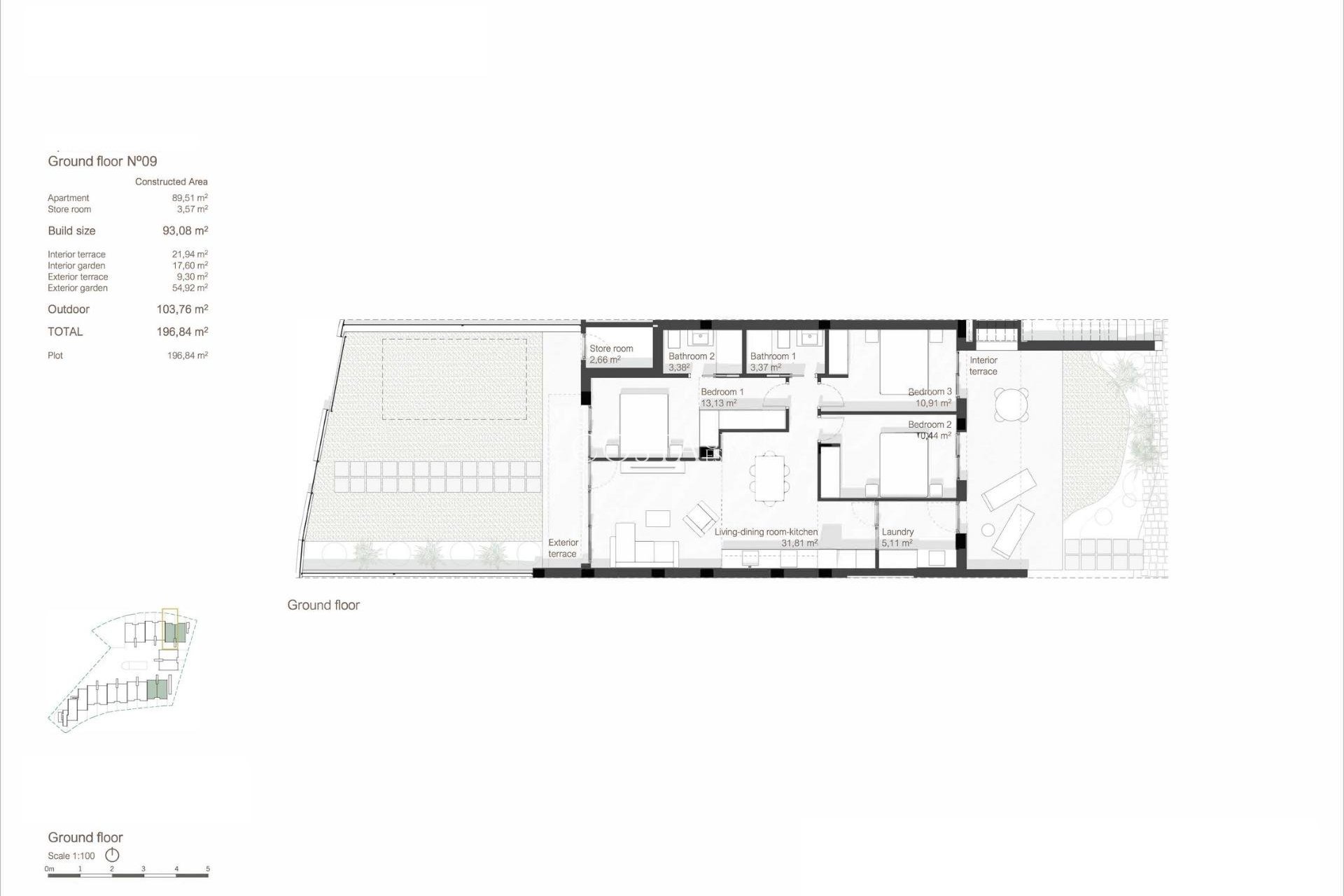 Neue Gebäude - Ground Floor Bungalow -
San Javier - Roda Golf