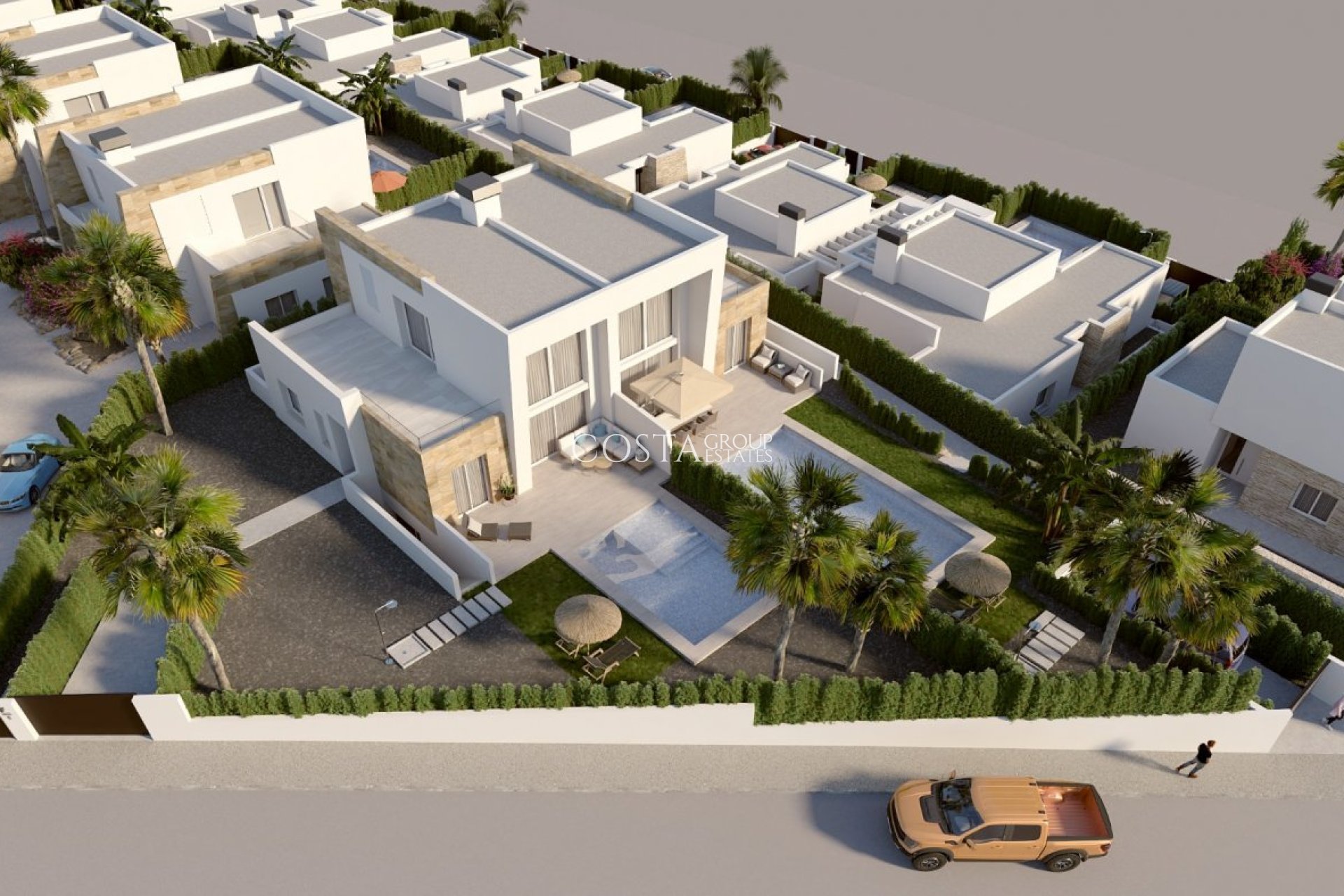 Neue Gebäude - Semidetached -
Algorfa - La Finca Golf