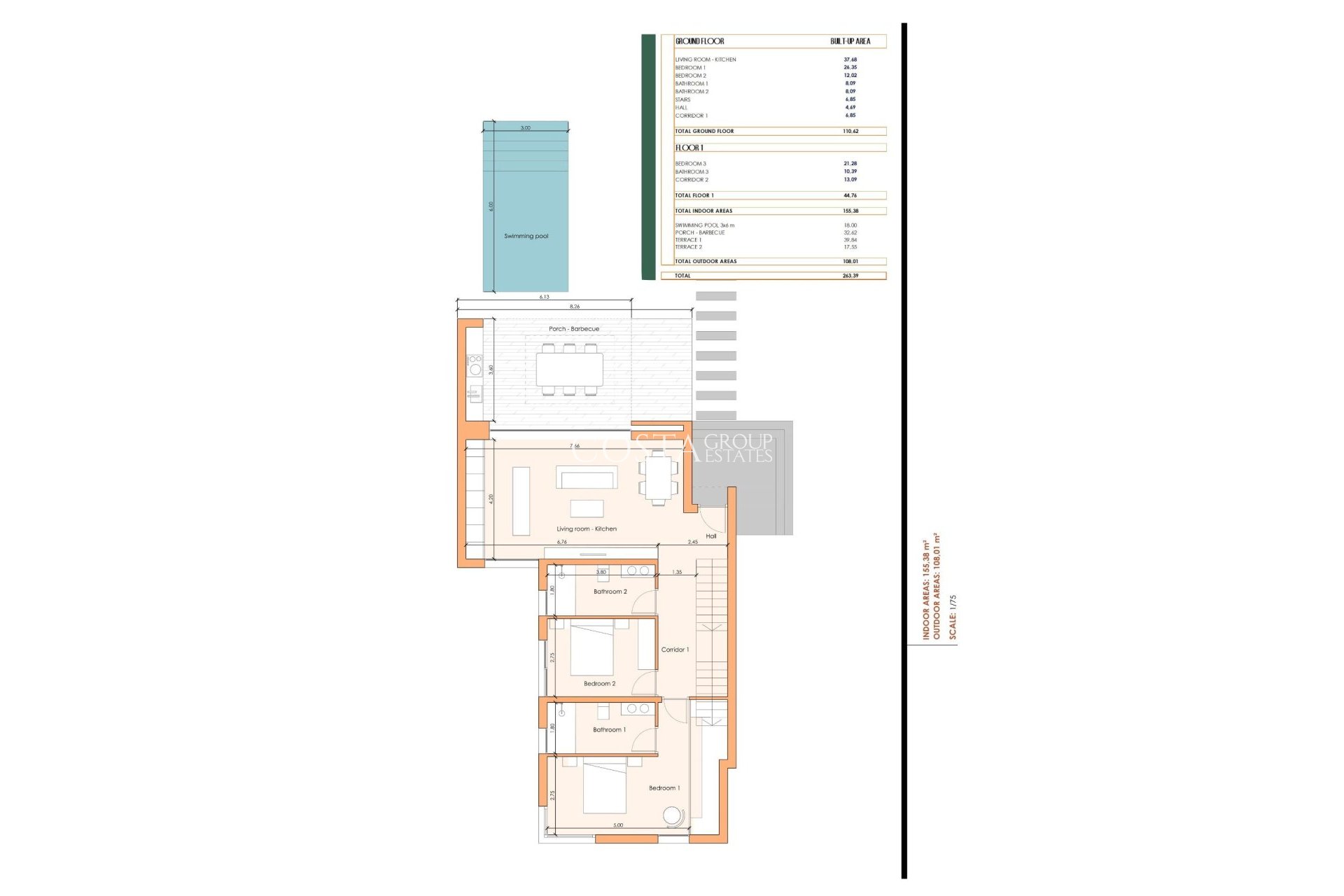 Neue Gebäude - Semidetached -
Banos y Mendigo - Altaona Golf