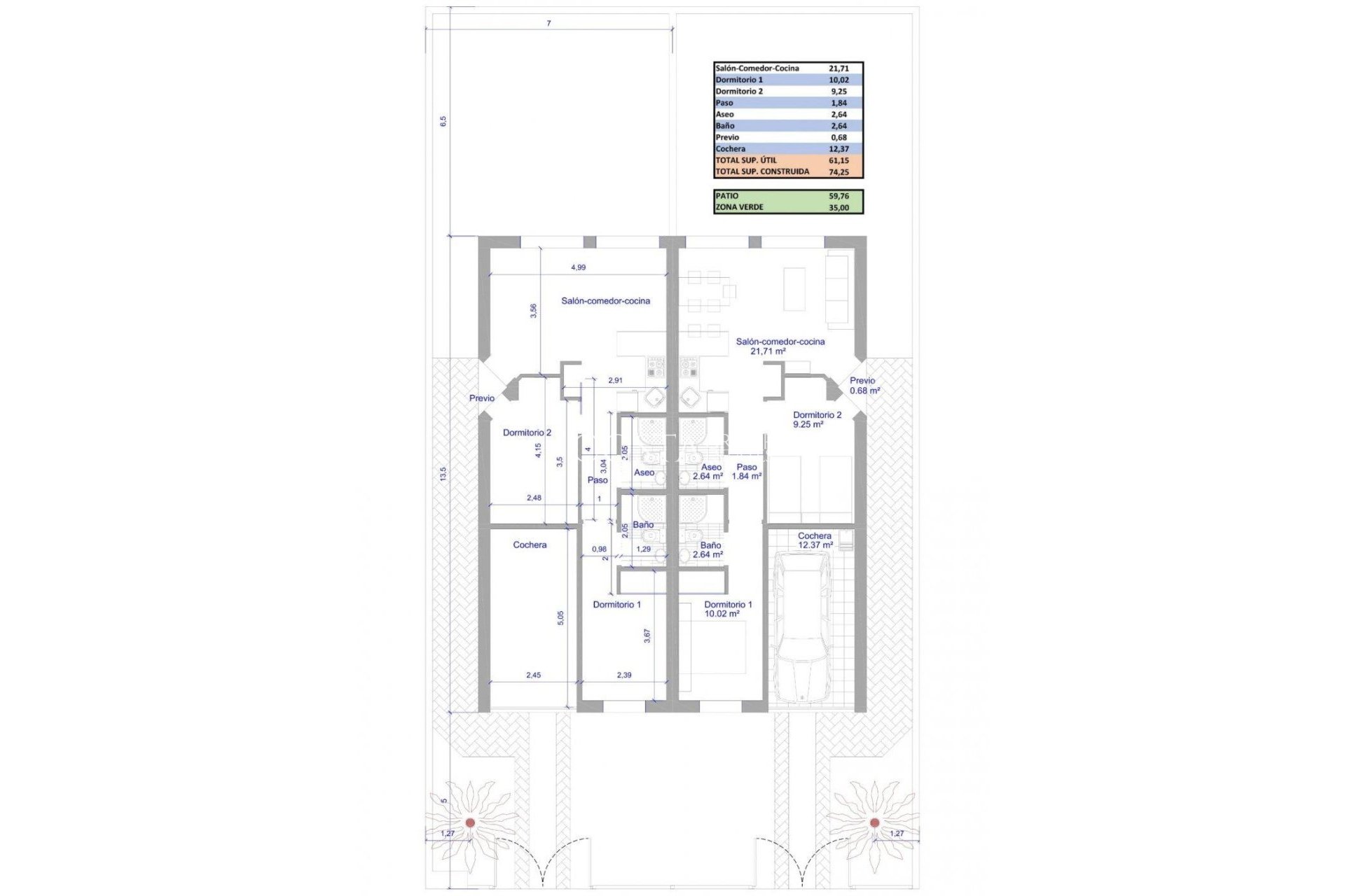 Neue Gebäude - Semidetached -
Los Alcazares - Serena Golf