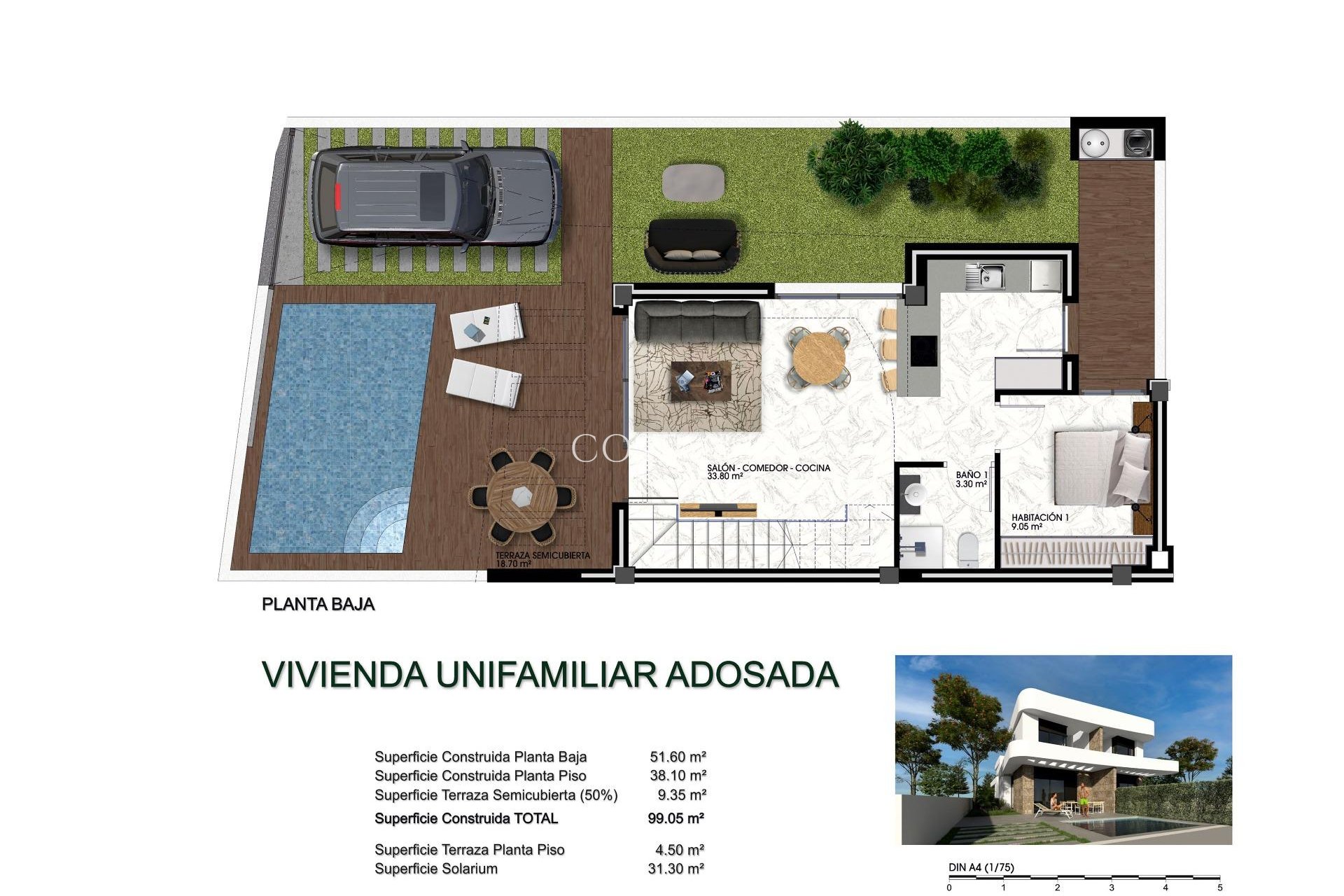 Neue Gebäude - Semidetached -
Los Montesinos - La Herrada