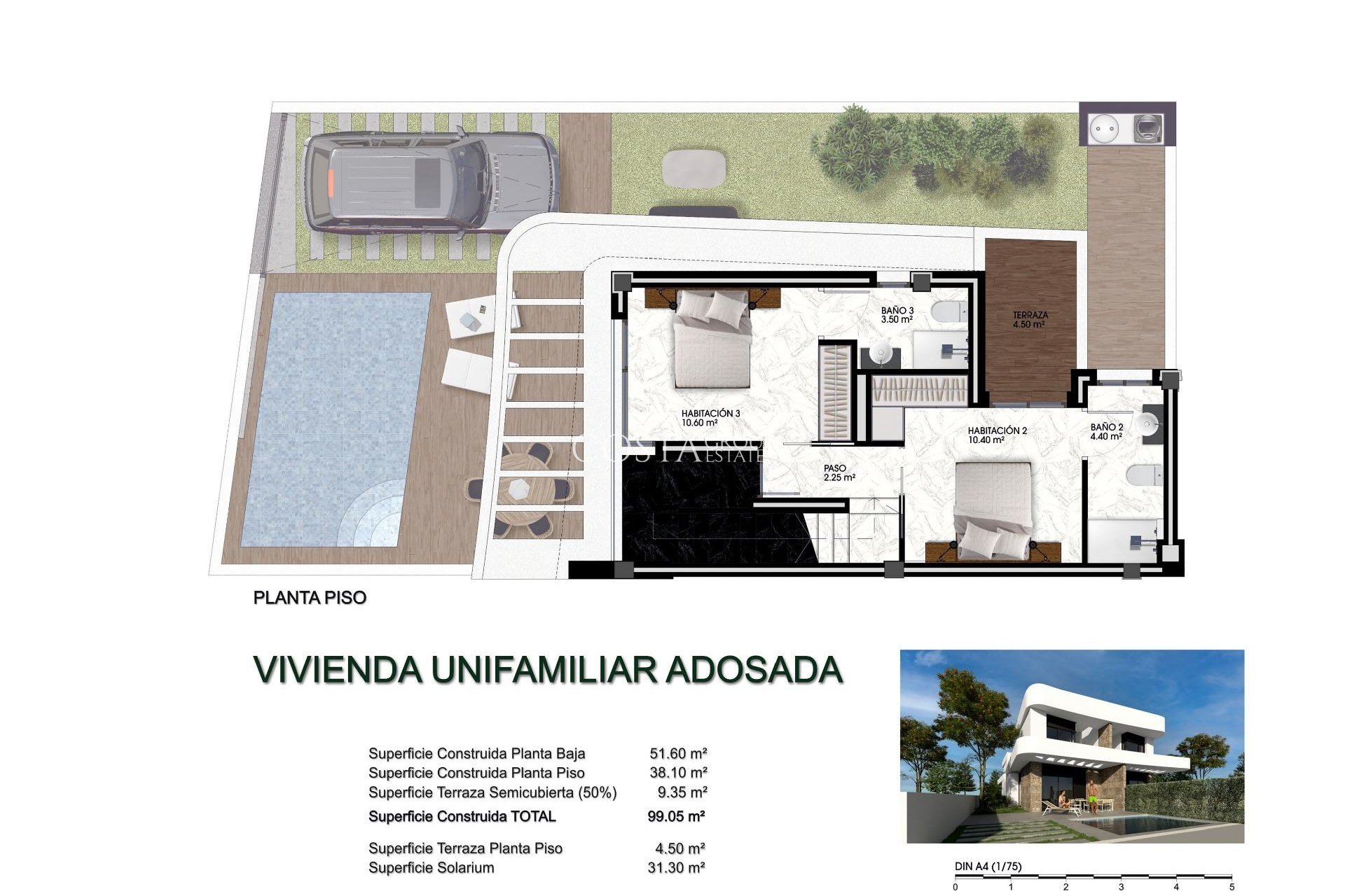 Neue Gebäude - Semidetached -
Los Montesinos - La Herrada