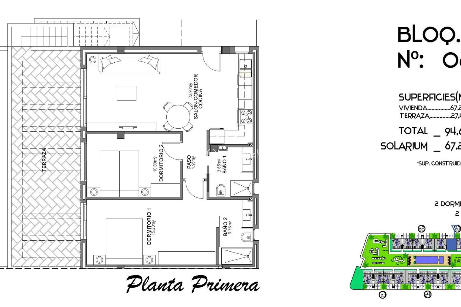 Neue Gebäude - Top Floor Bungalow -
Algorfa - La Finca Golf
