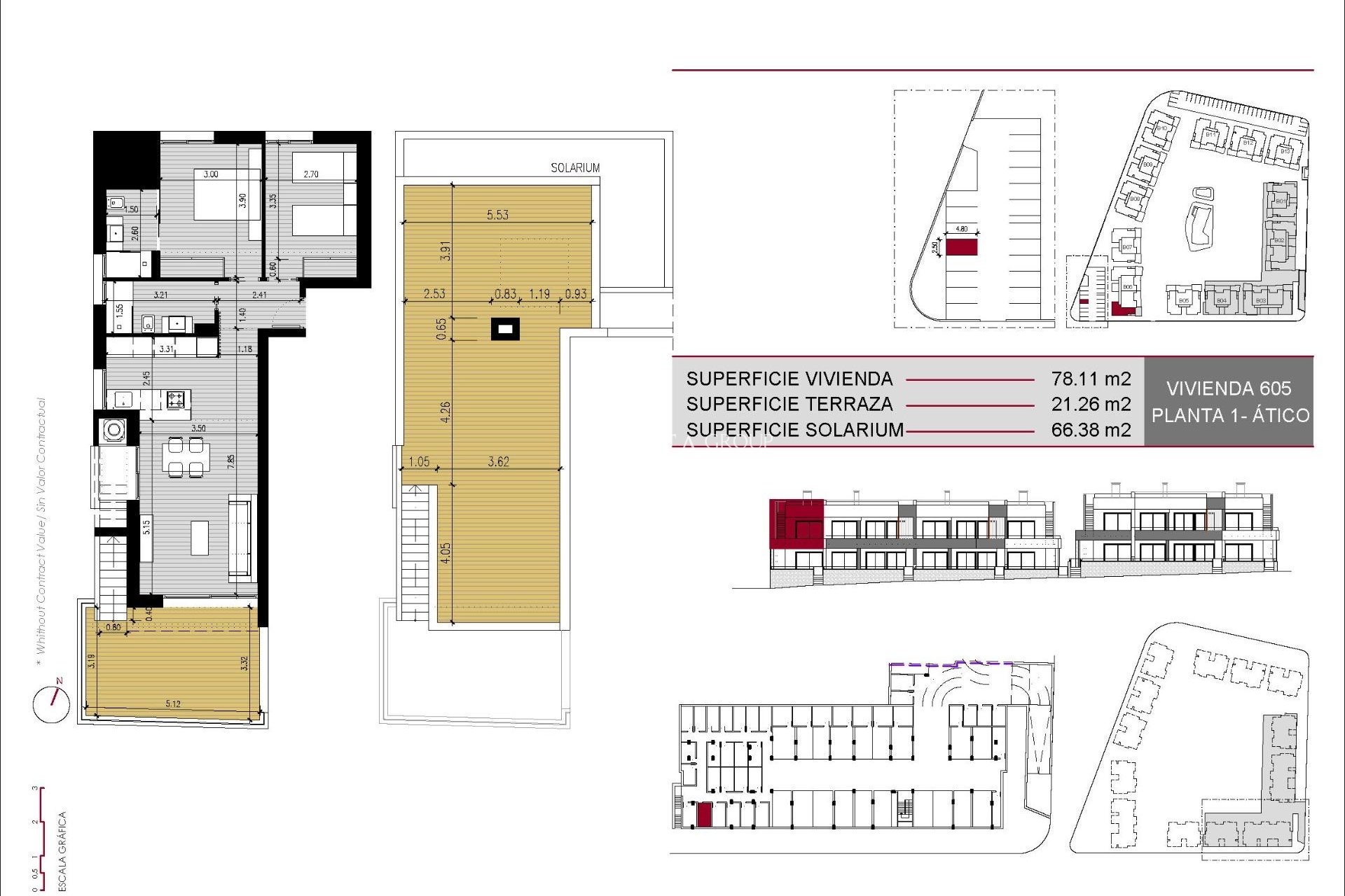 Neue Gebäude - Top Floor Bungalow -
Ciudad Quesada - Lo Marabú
