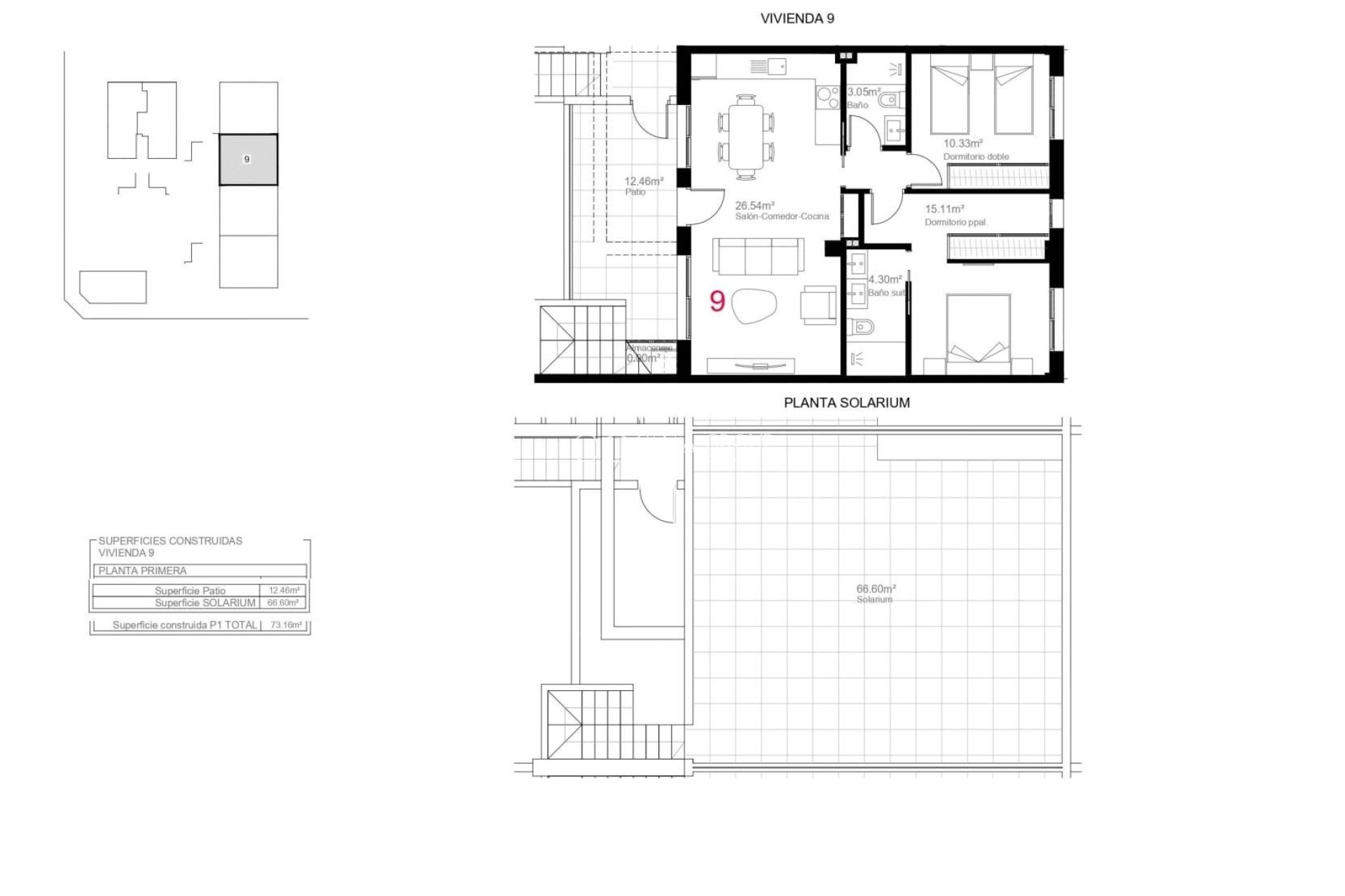 Neue Gebäude - Top Floor Bungalow -
Pilar de la Horadada - pueblo