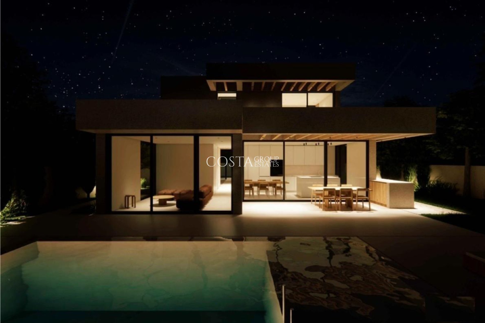 Neue Gebäude - Villa -
Polop - La Alberca