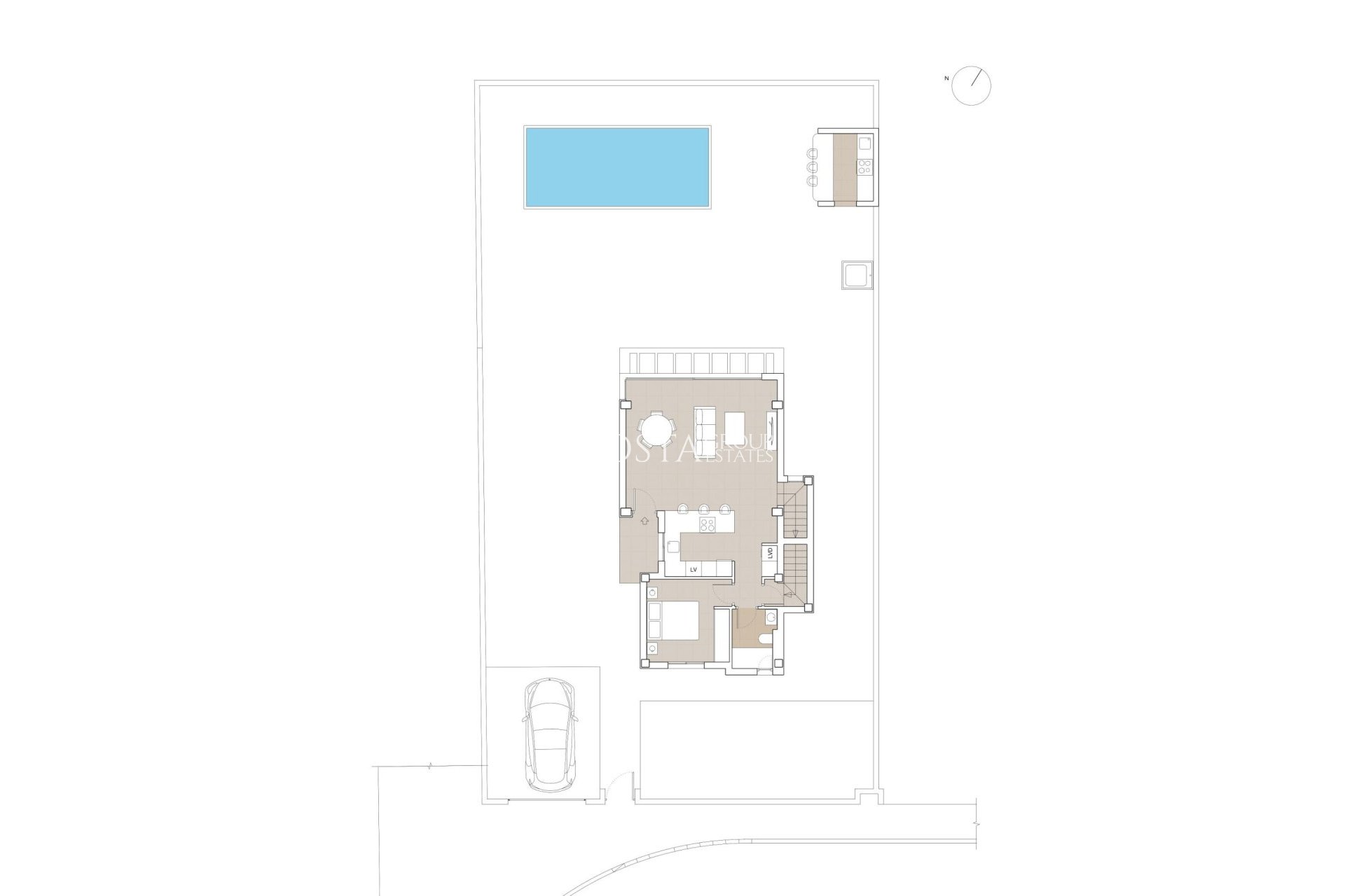 Neue Gebäude - Villa -
Polop - Novapolop