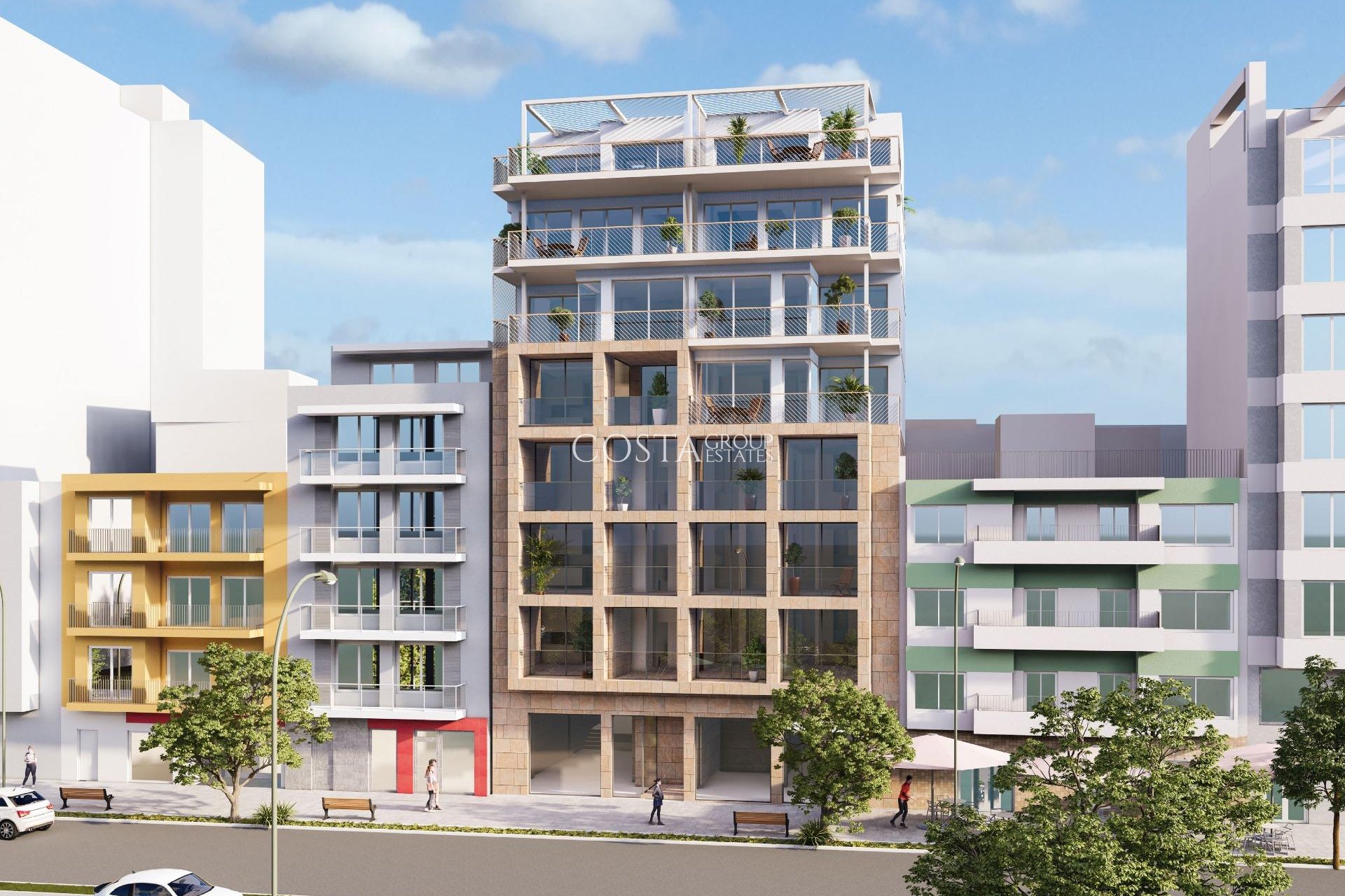 New Build - Apartment -
Villajoyosa - Pueblo