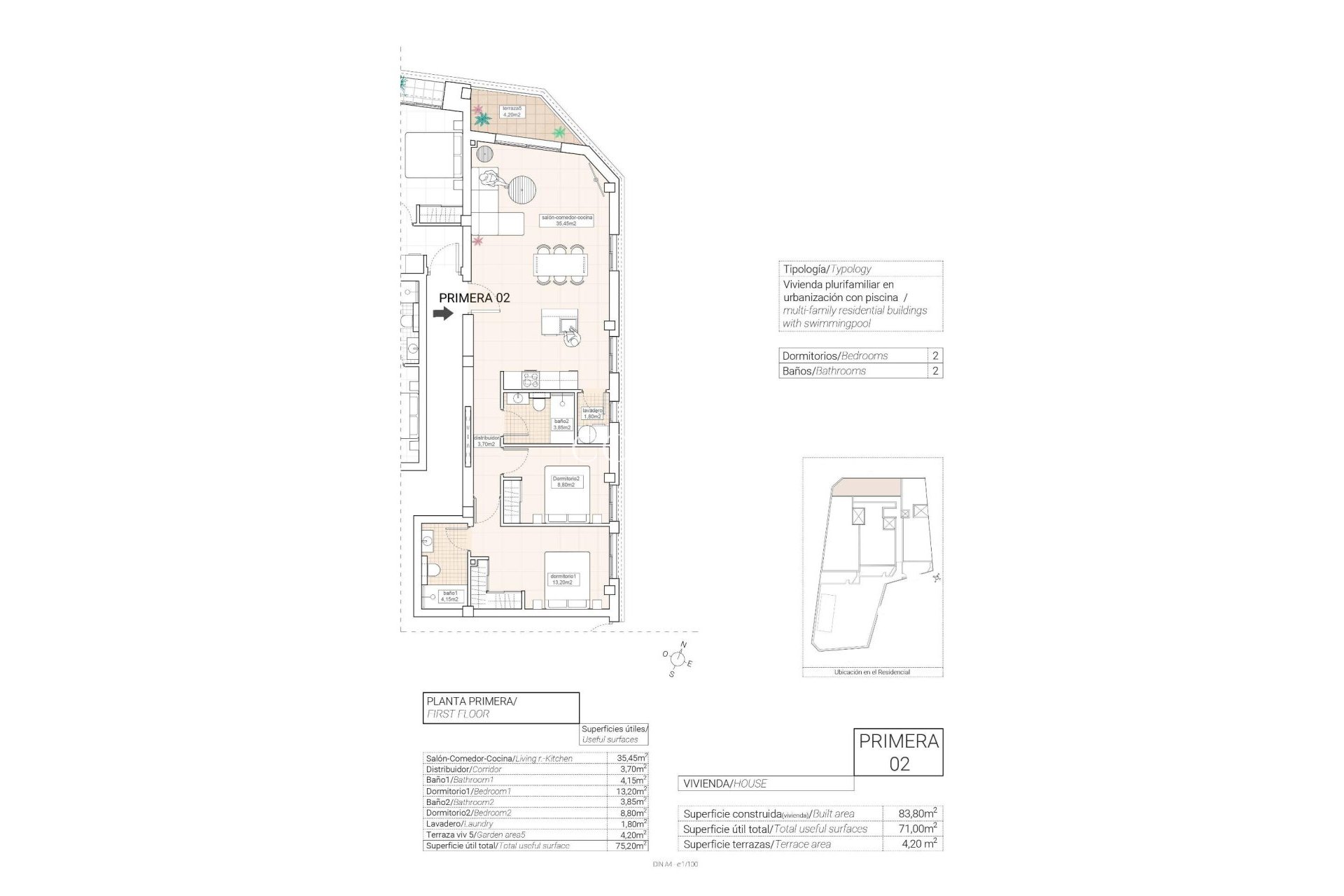 New Build - Apartments -
Hondón de las Nieves - Pueblo