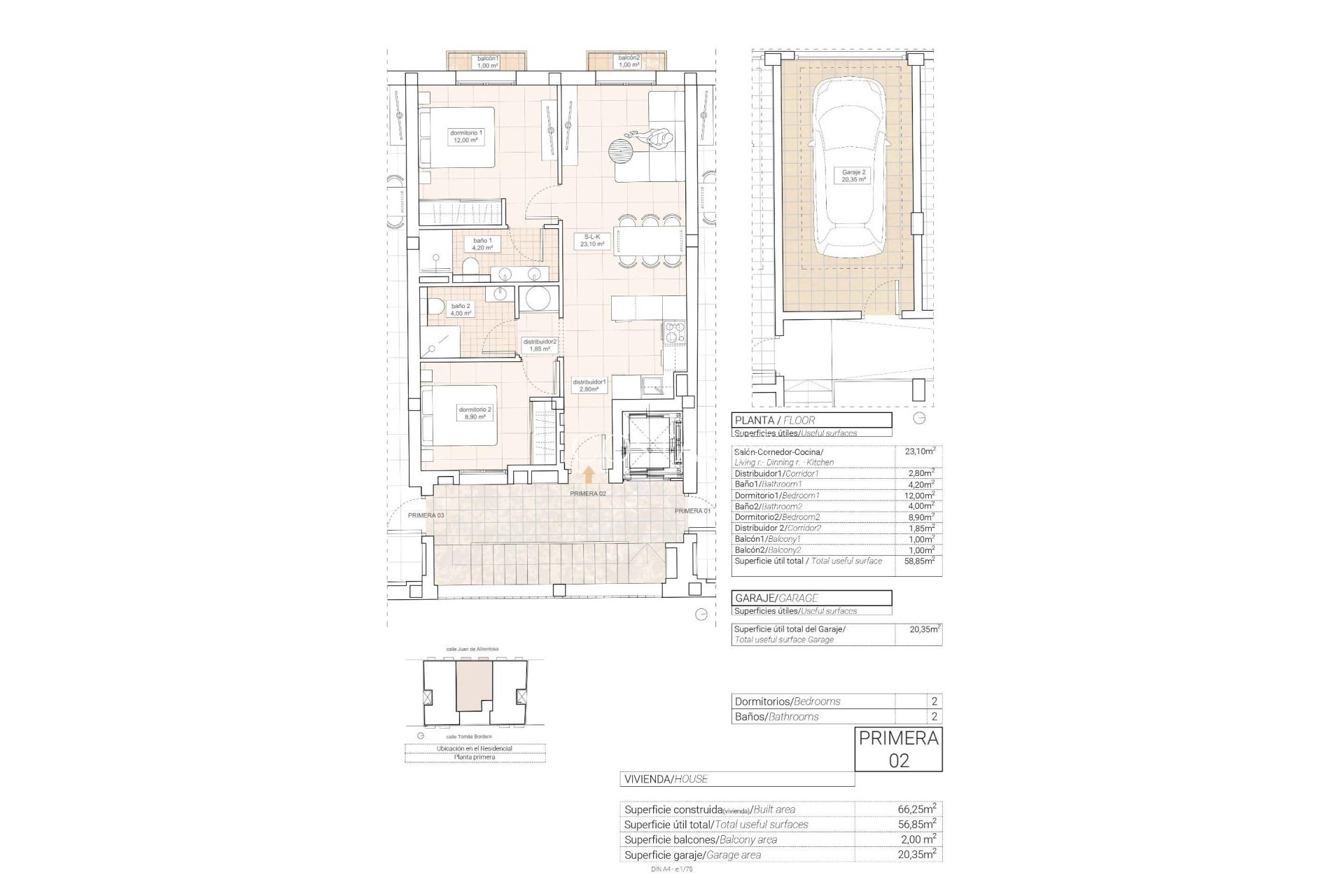 New Build - Apartments -
Hondón de las Nieves - Pueblo