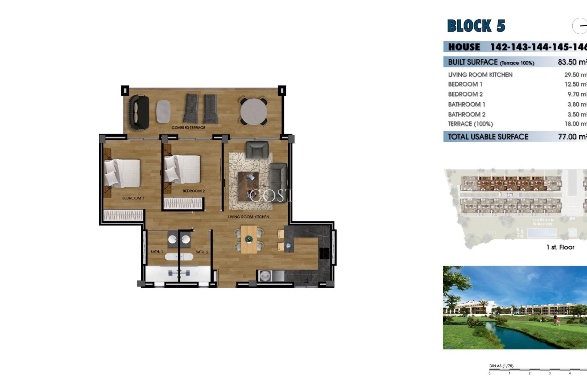 New Build - Apartments -
Los Alcazares - La Serena Golf