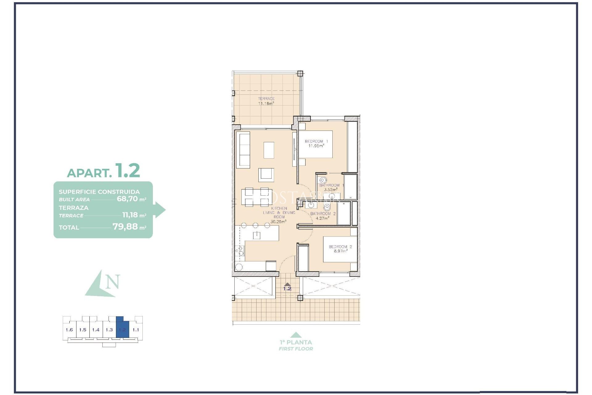 New Build - Apartments -
Los Alcazares - Serena Golf