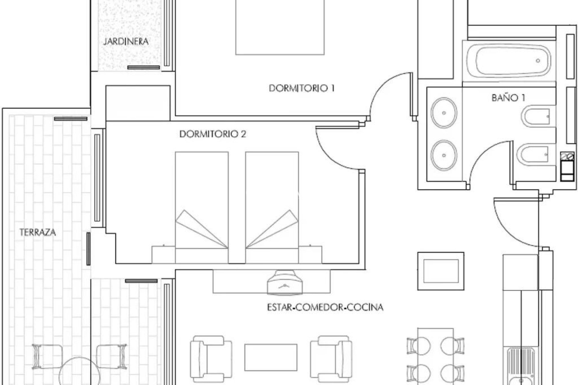 New Build - Apartments -
Vera - Puerto del Rey