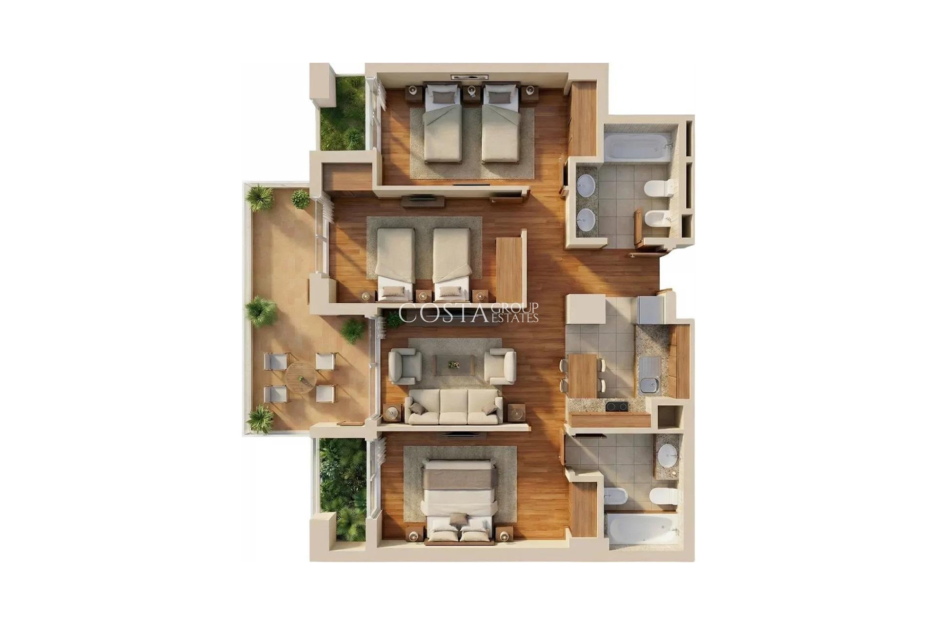 New Build - Apartments -
Vera - Puerto del Rey