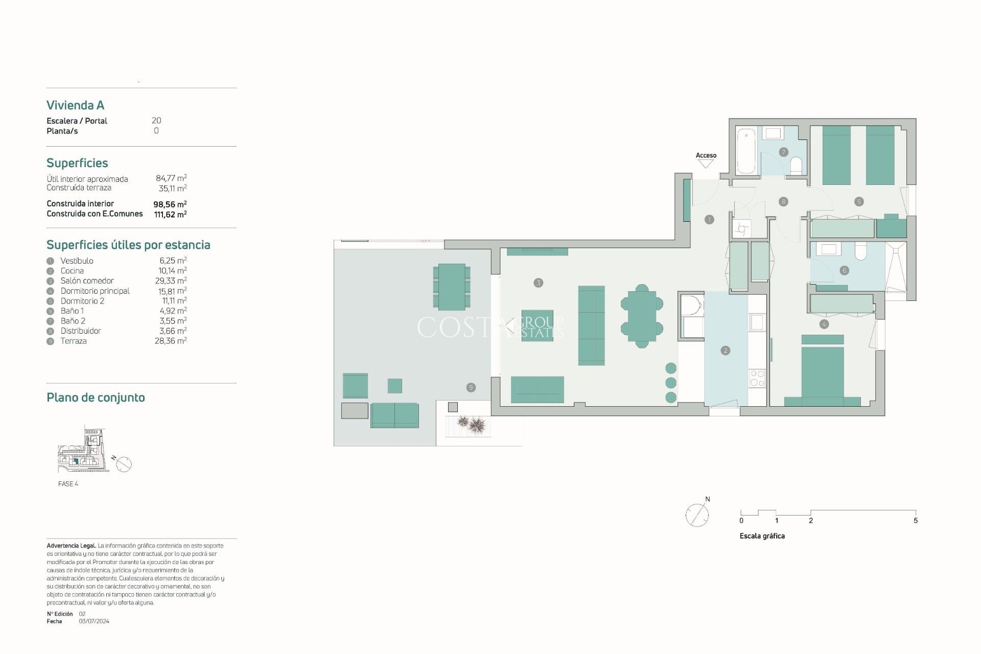 New Build - Ground floor apartment -
Estepona - La Gaspara