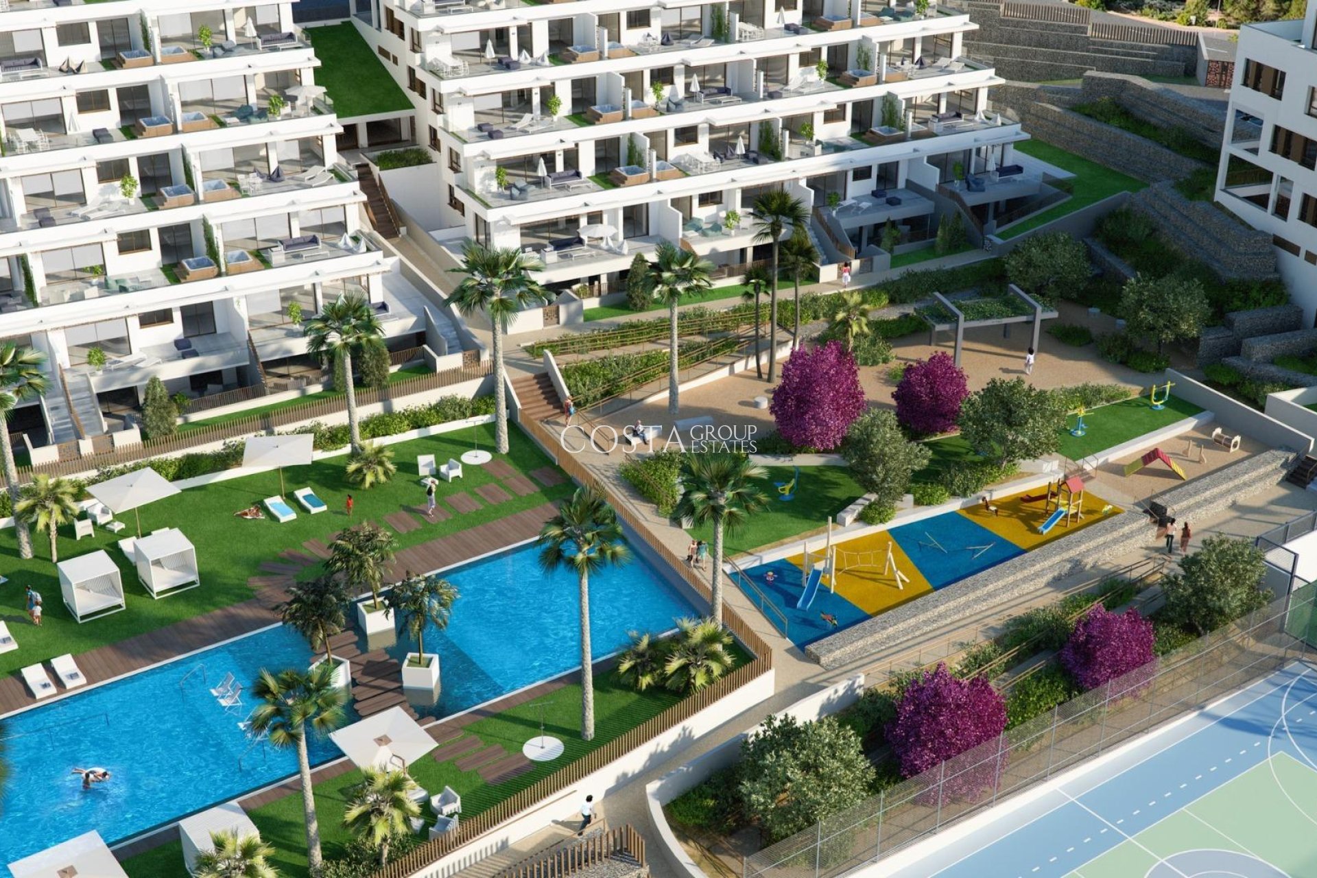 New Build - Ground floor apartment -
Finestrat - Seascape