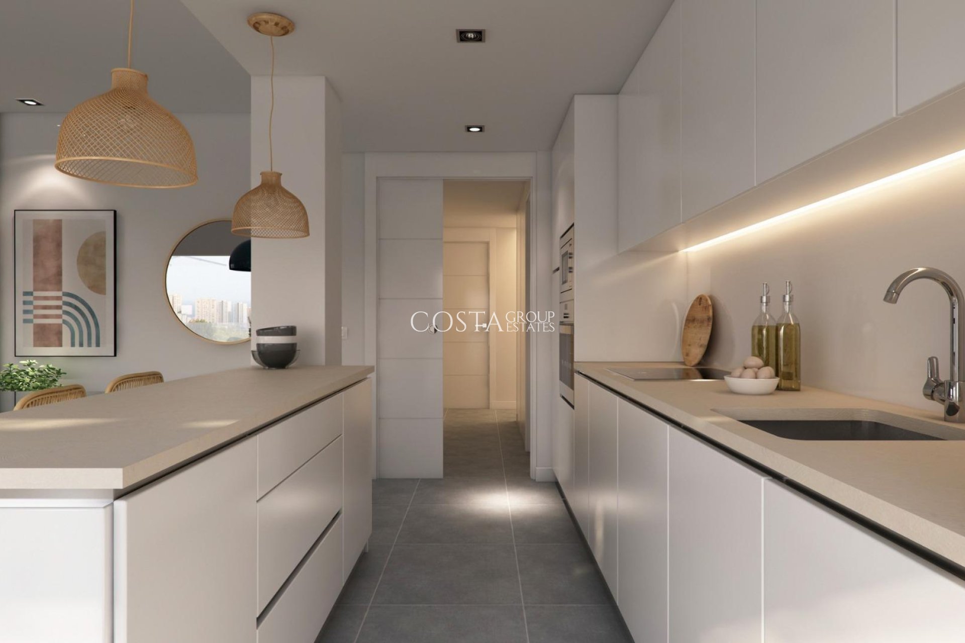 New Build - Ground floor apartment -
Finestrat - Seascape