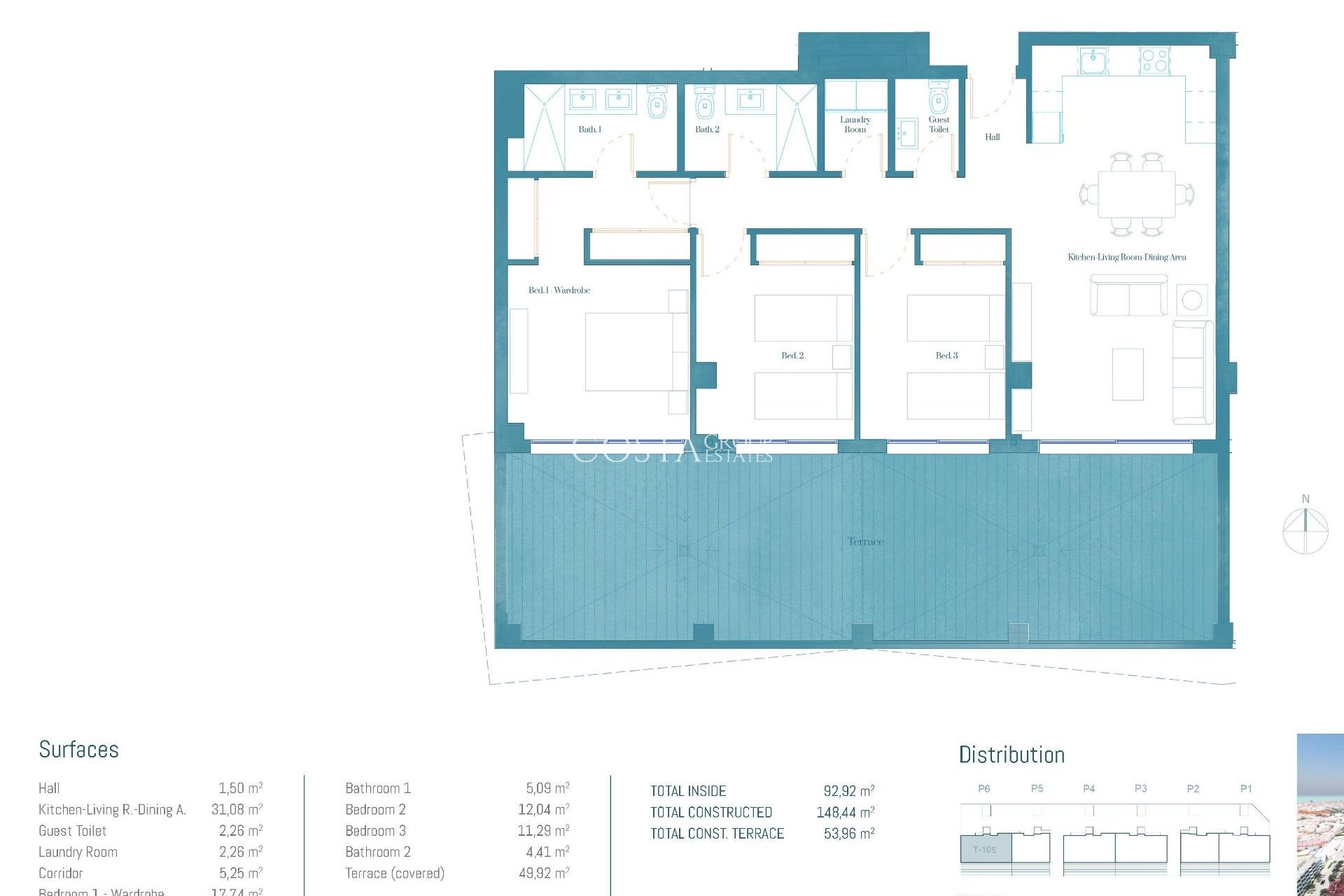 New Build - Ground floor apartment -
Mijas - Las Lagunas