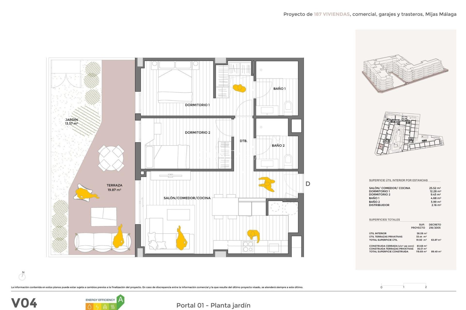 New Build - Ground floor apartment -
Mijas - pueblo