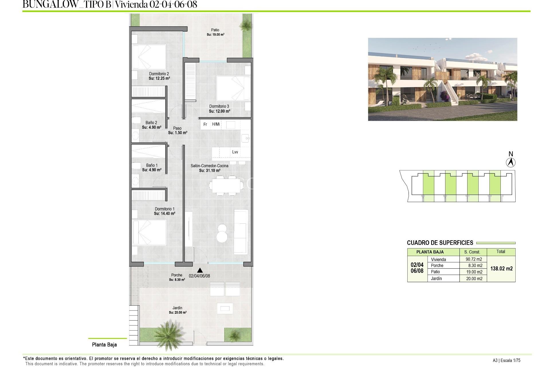 New Build - Ground Floor Bungalow -
Alhama De Murcia - Condado De Alhama