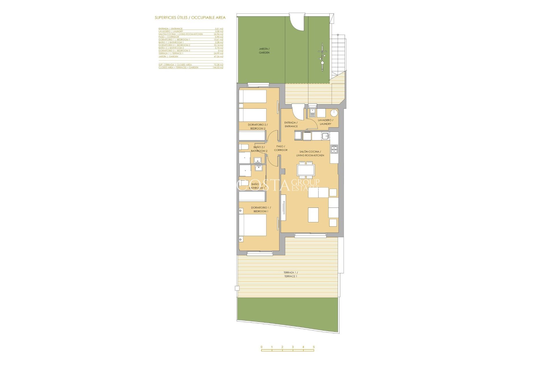 New Build - Ground Floor Bungalow -
Orihuela - Vistabella Golf