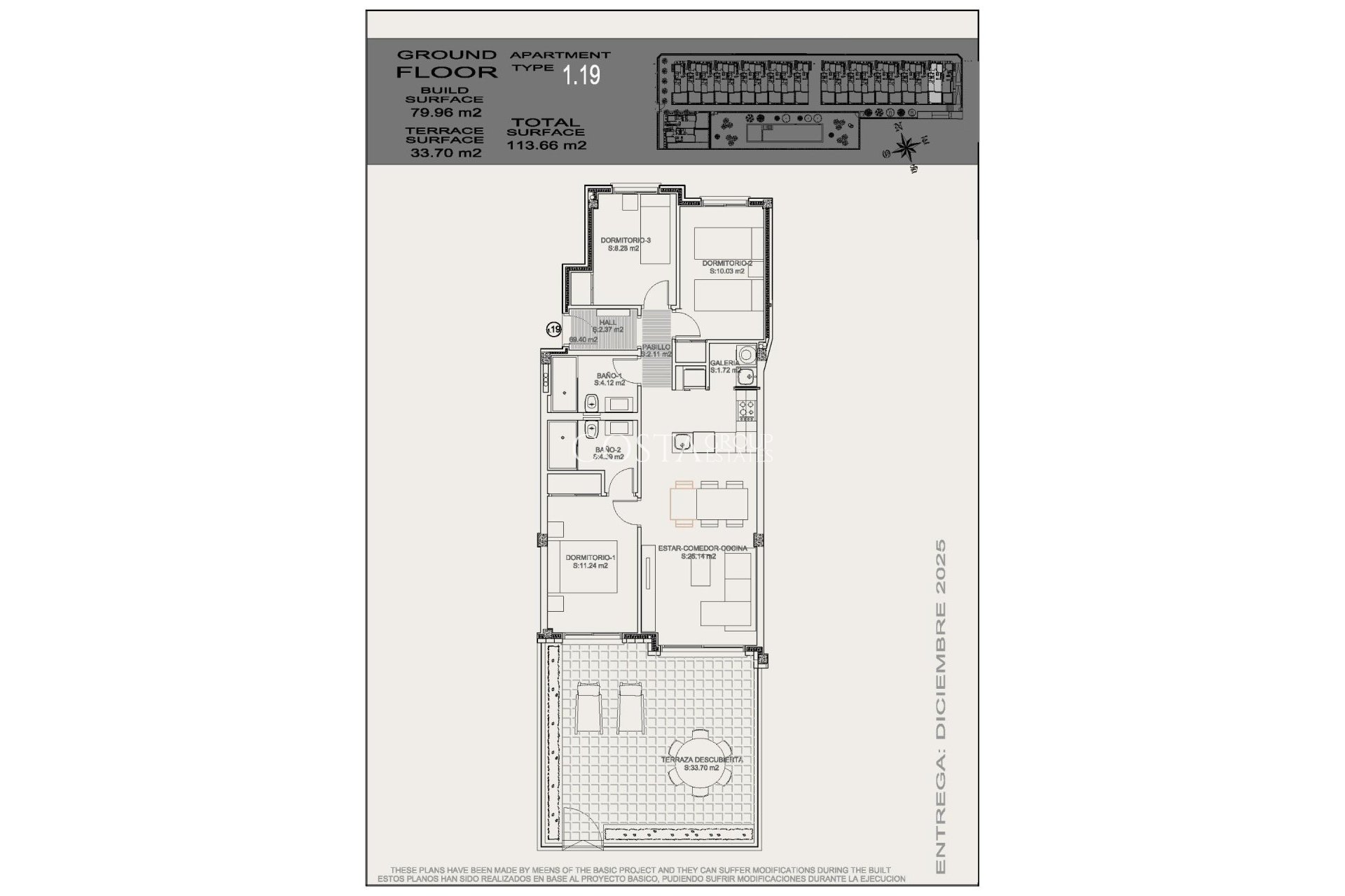 New Build - Ground Floor Bungalow -
Torrevieja - Altos del Sol