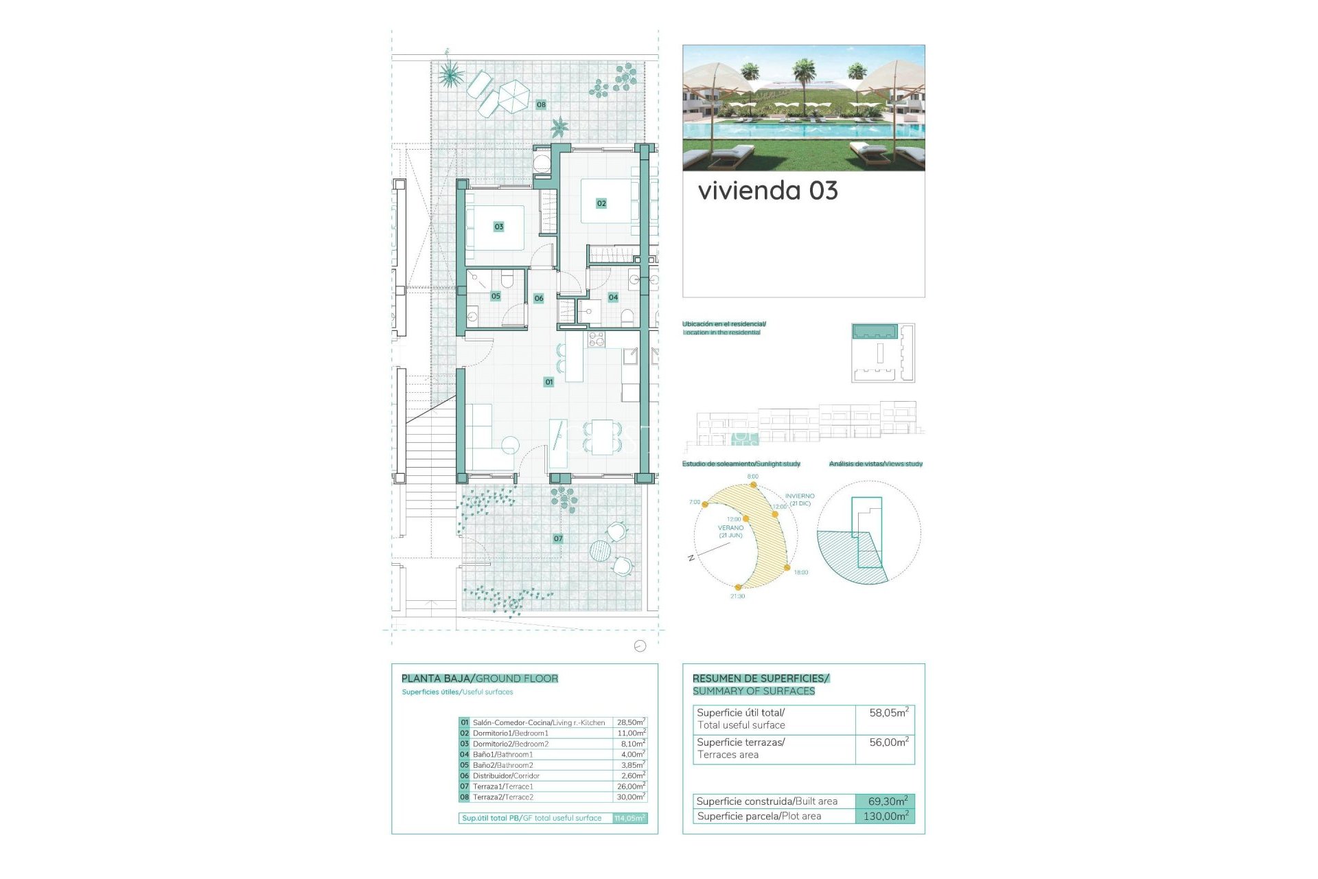 New Build - Ground Floor Bungalow -
Torrevieja - Los Balcones