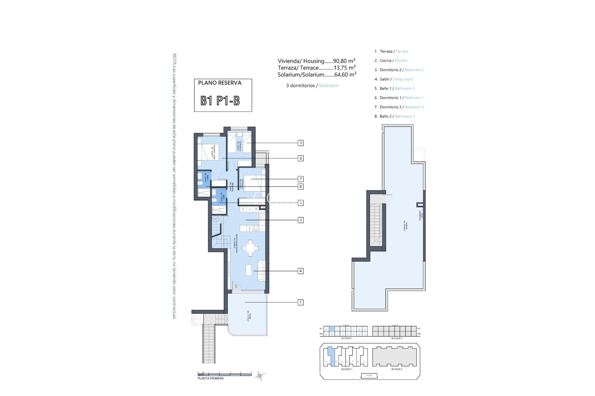 New Build - Top Floor Bungalow -
Dolores - Sector 3