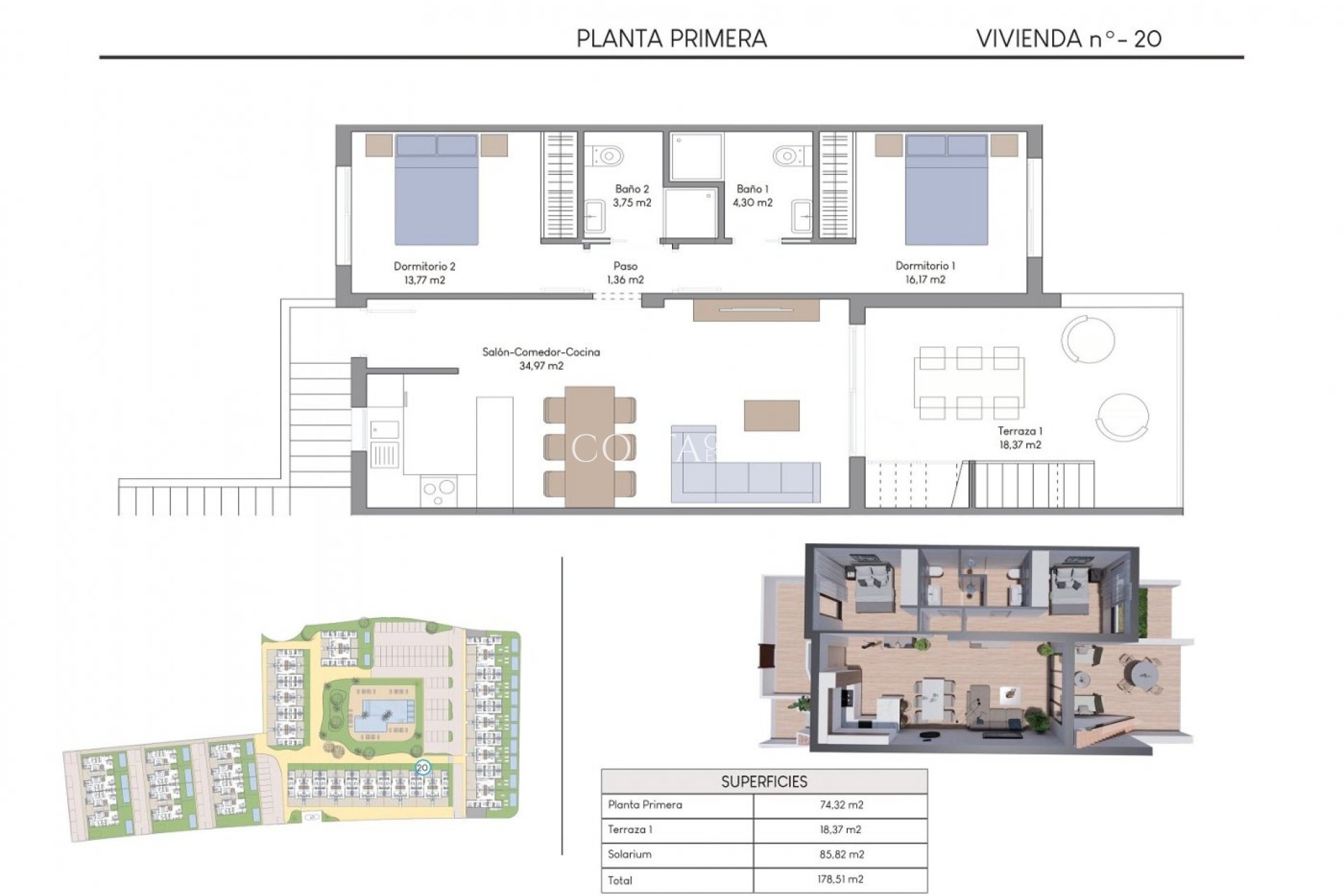 New Build - Top Floor Bungalow -
Finestrat - Finestrat Hills