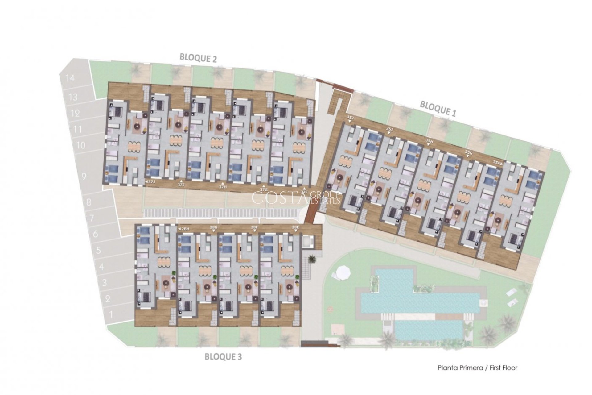 New Build - Top Floor Bungalow -
Pilar de la Horadada - pueblo