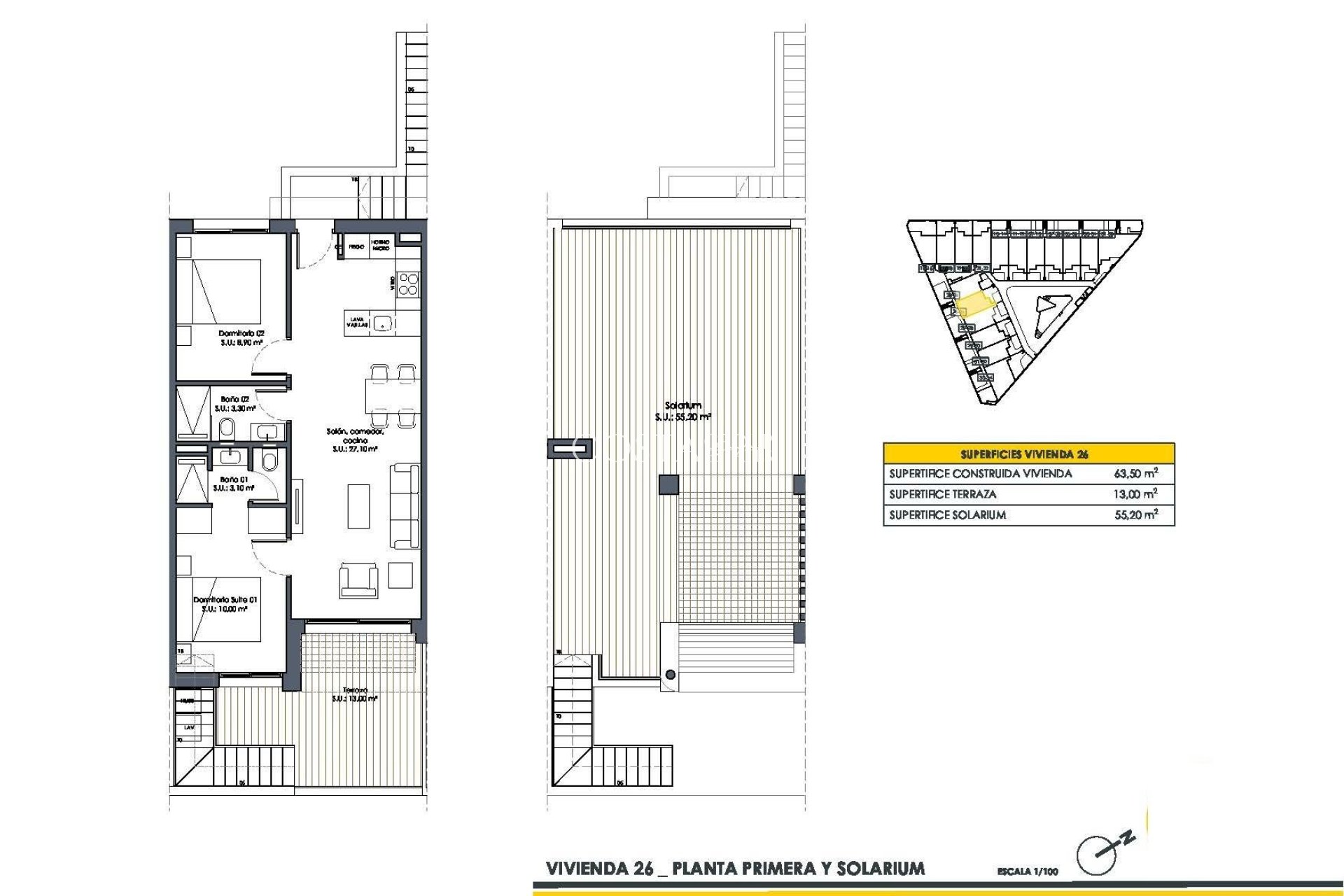 New Build - Top Floor Bungalow -
San Fulgencio