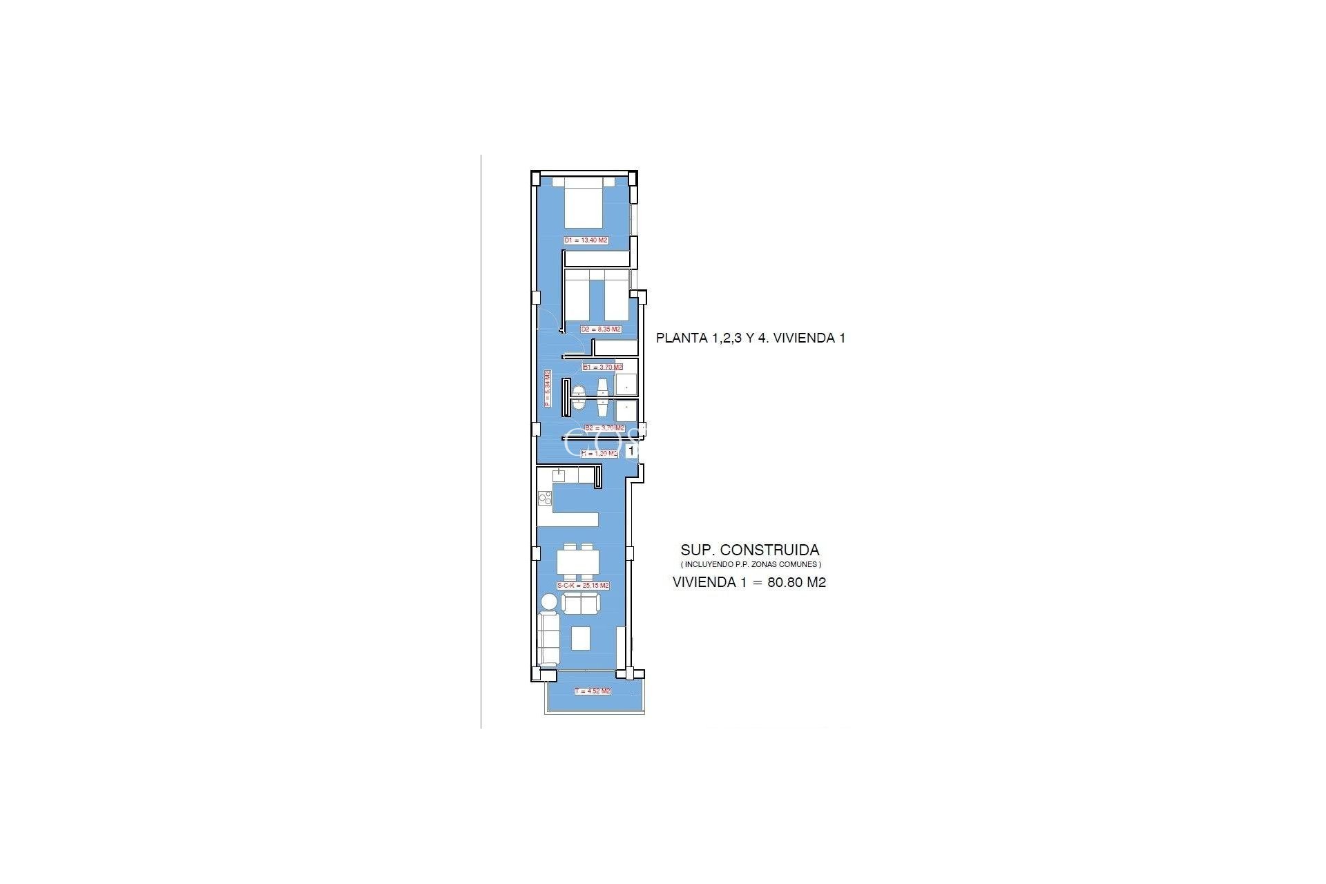 Nieuwbouw Woningen - Apartments -
Torrevieja - Playa El Acequión