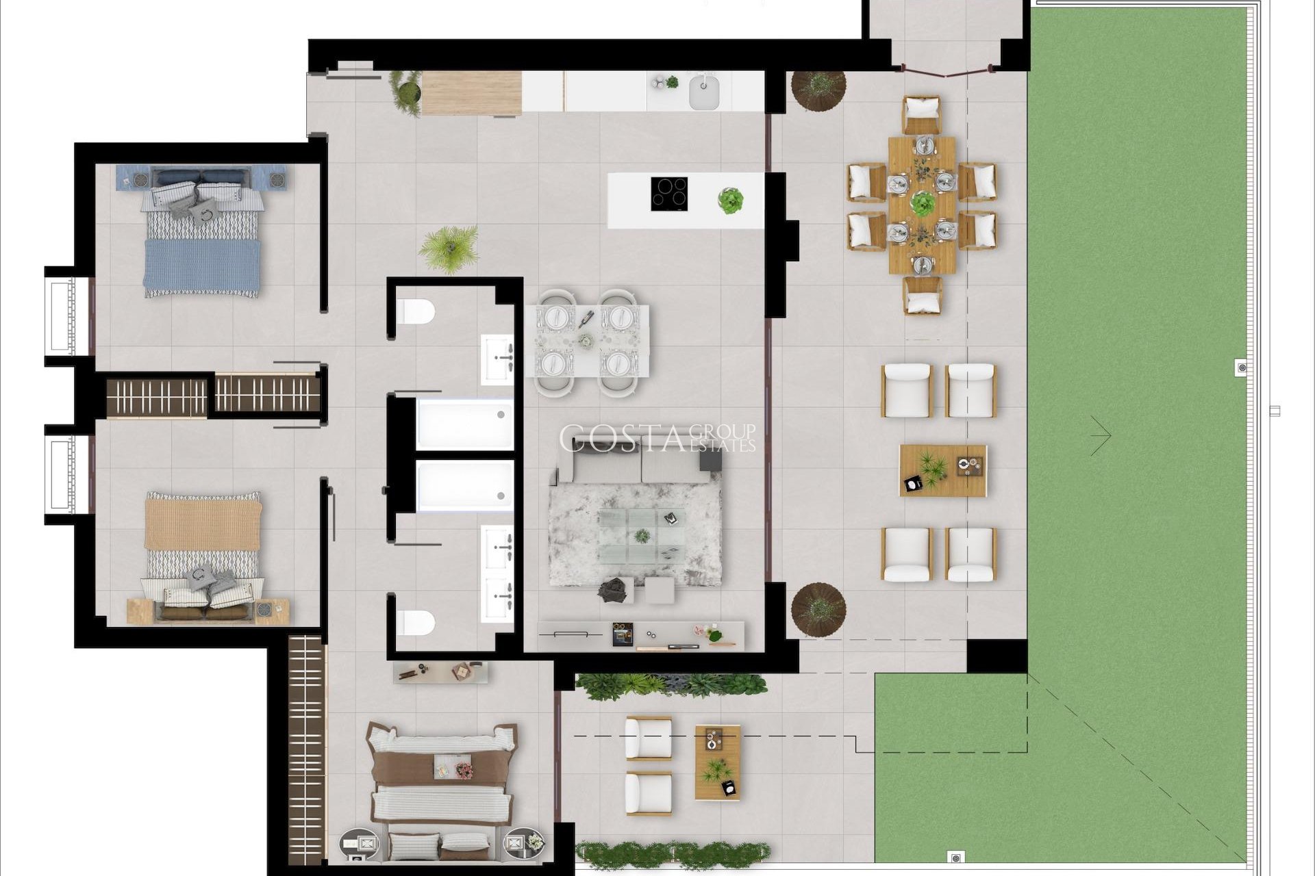 Nieuwbouw Woningen - Ground floor apartment -
Istán - Cerros De Los Lagos