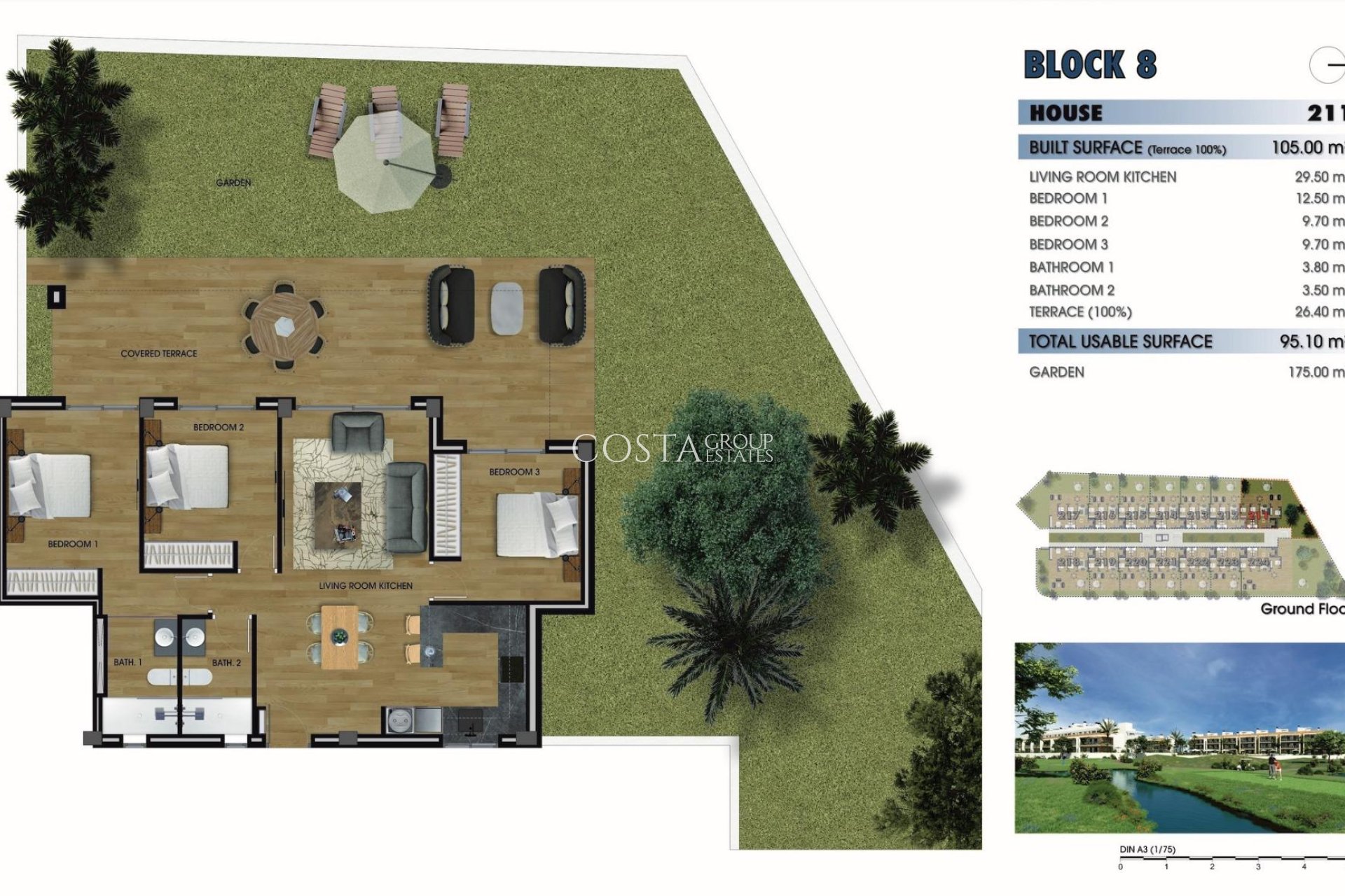 Nieuwbouw Woningen - Ground floor apartment -
Los Alcazares - La Serena Golf