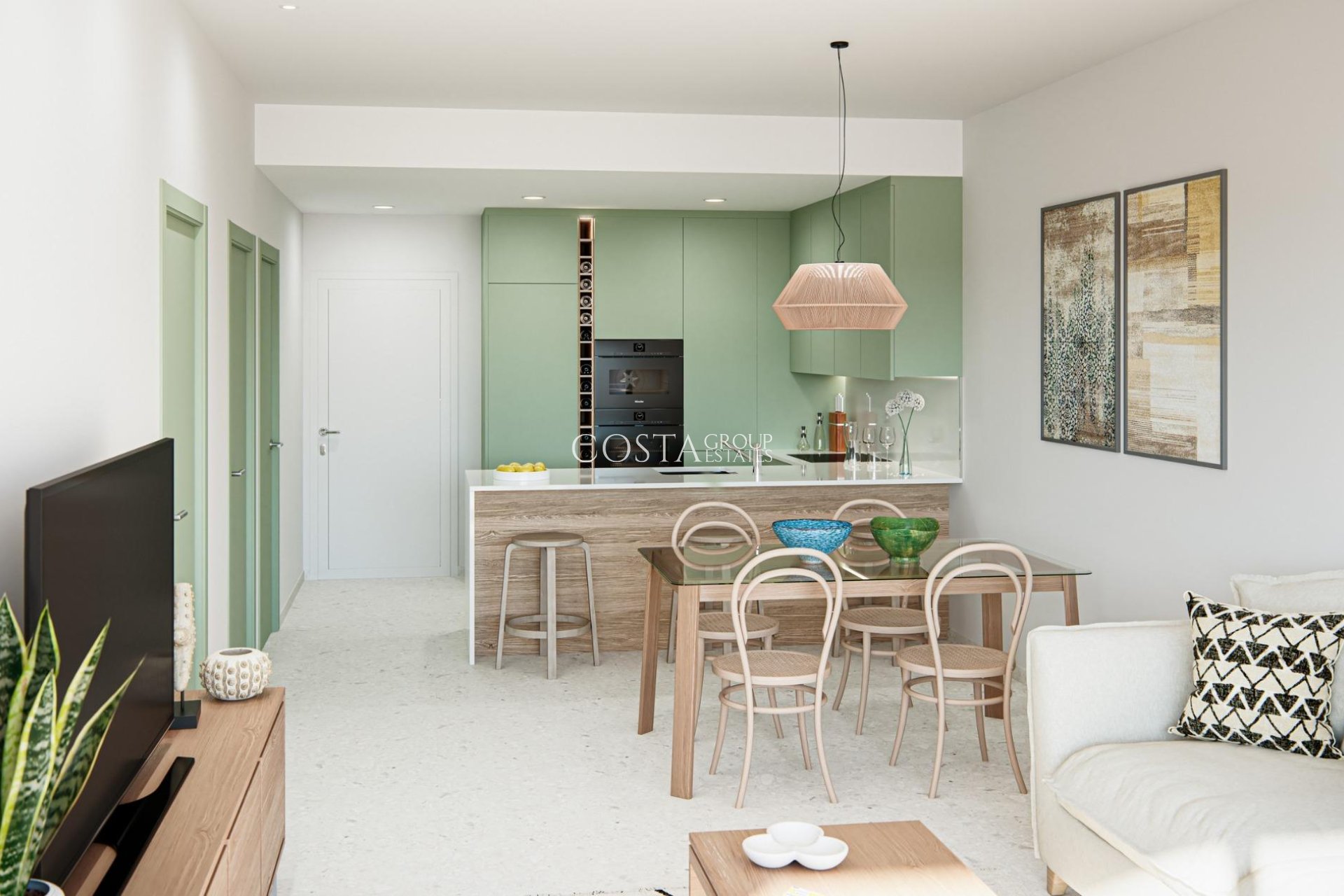 Nieuwbouw Woningen - Ground floor apartment -
Los Alcazares - Serena Golf