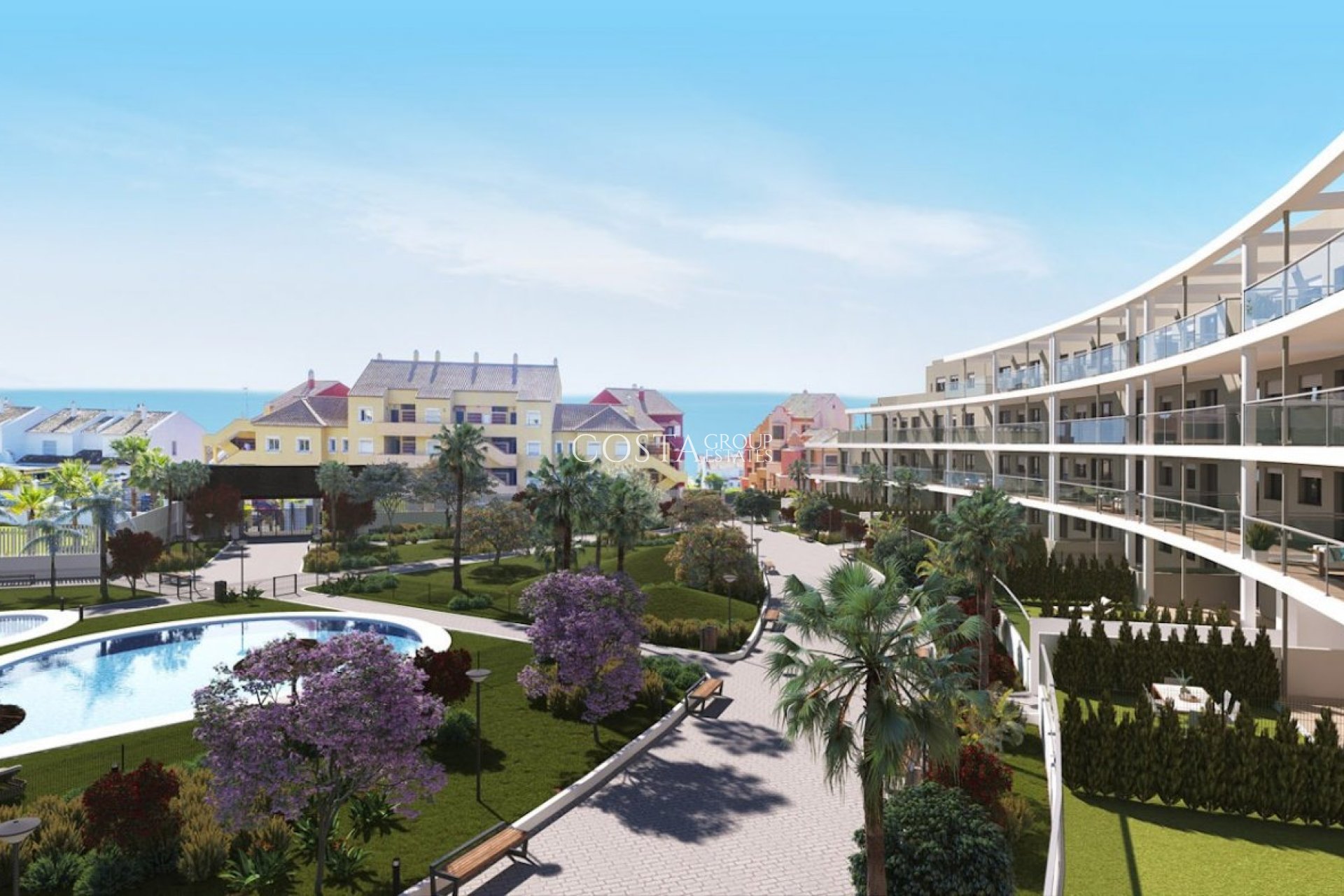 Nieuwbouw Woningen - Ground floor apartment -
Manilva - Aldea Beach