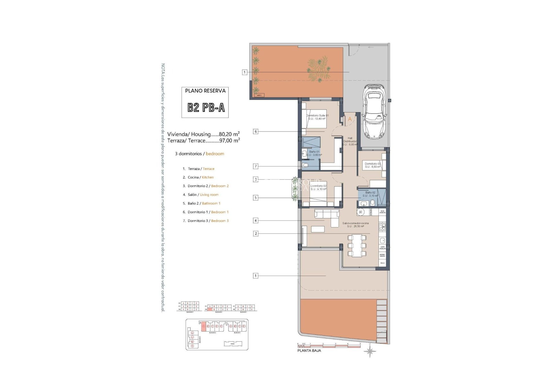 Nieuwbouw Woningen - Ground Floor Bungalow -
Los Alcazares - Serena Golf