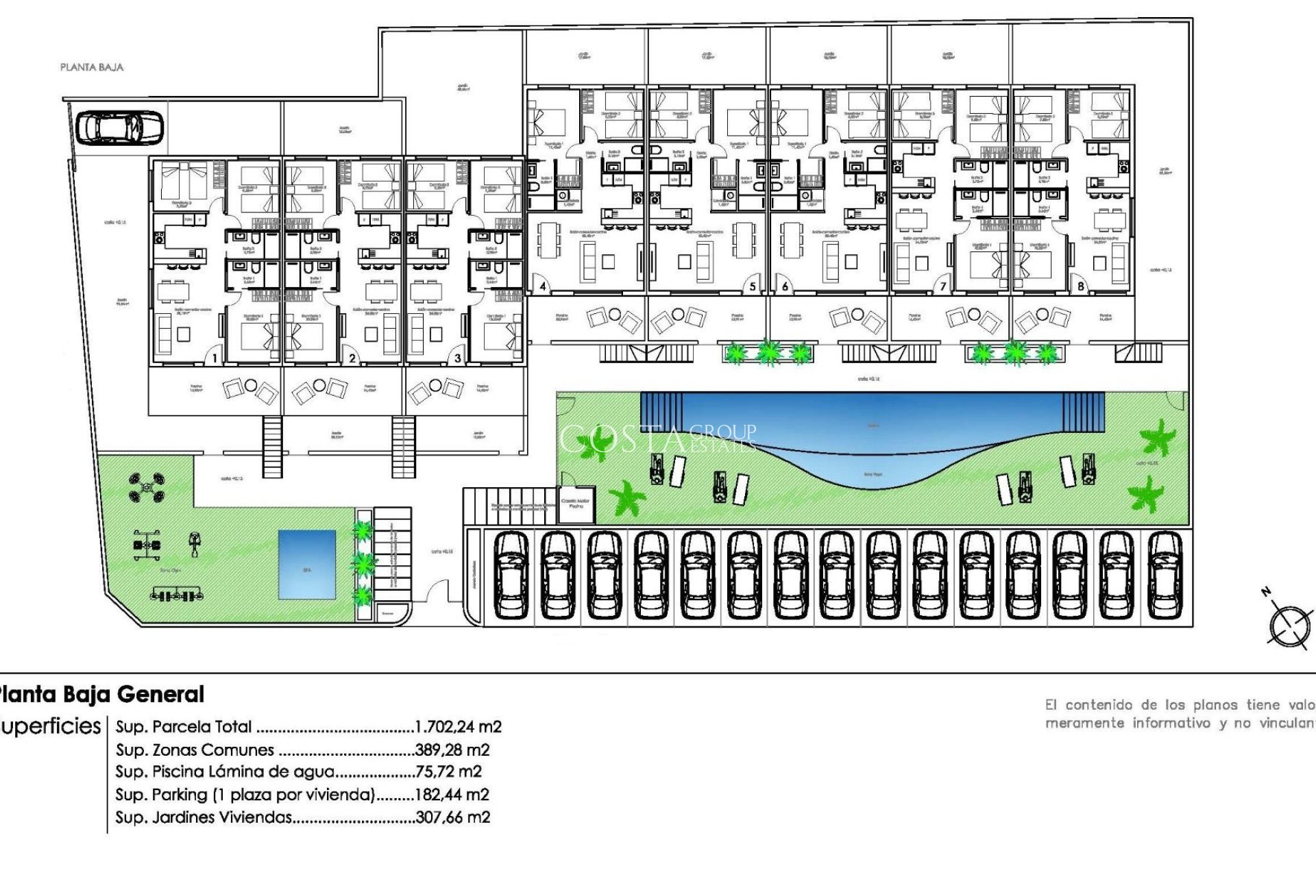 Nieuwbouw Woningen - Ground Floor Bungalow -
Pilar de la Horadada - Parque Ramon eugenio Escudero