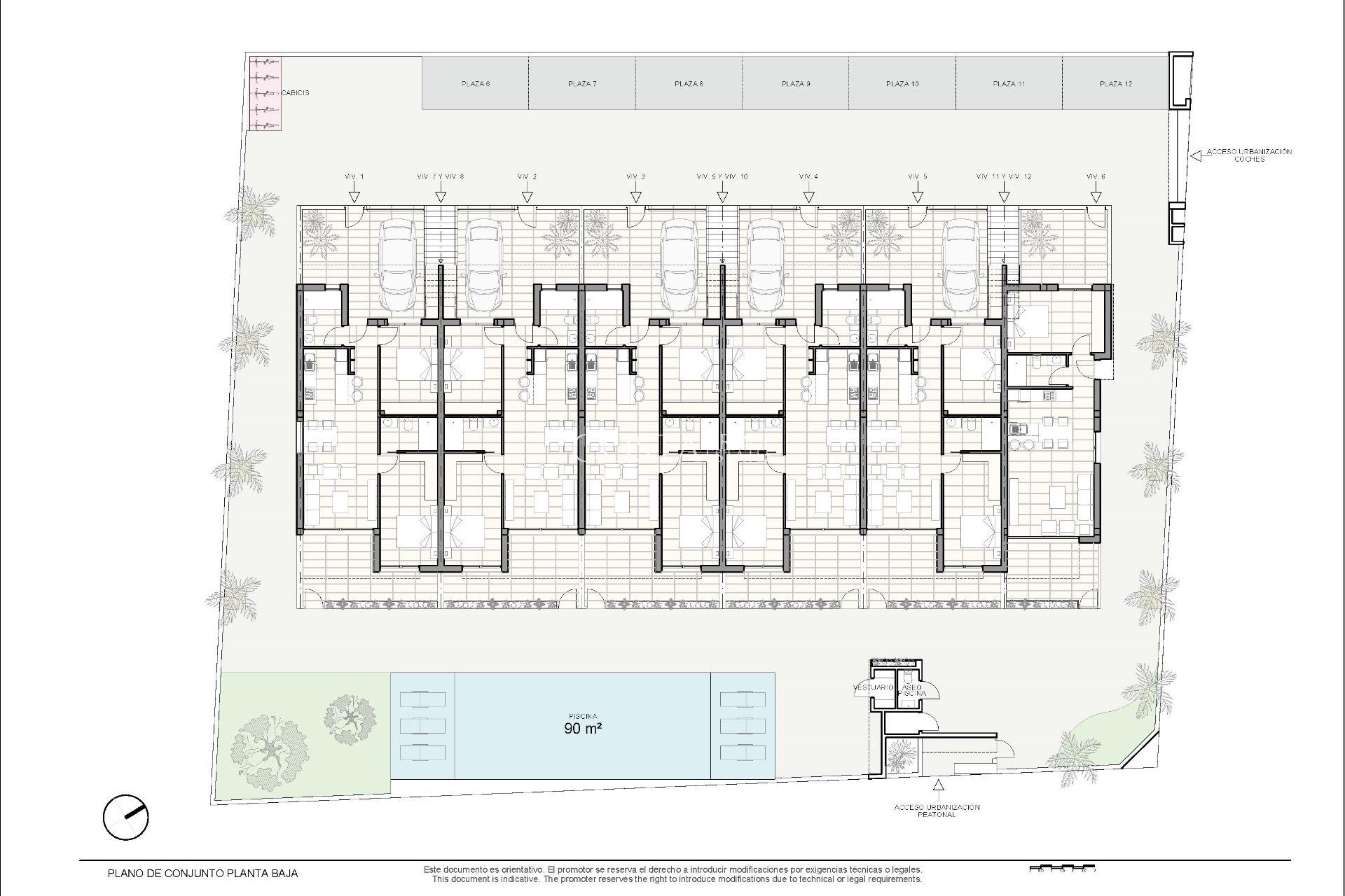 Nieuwbouw Woningen - Ground Floor Bungalow -
Pilar de la Horadada - pueblo