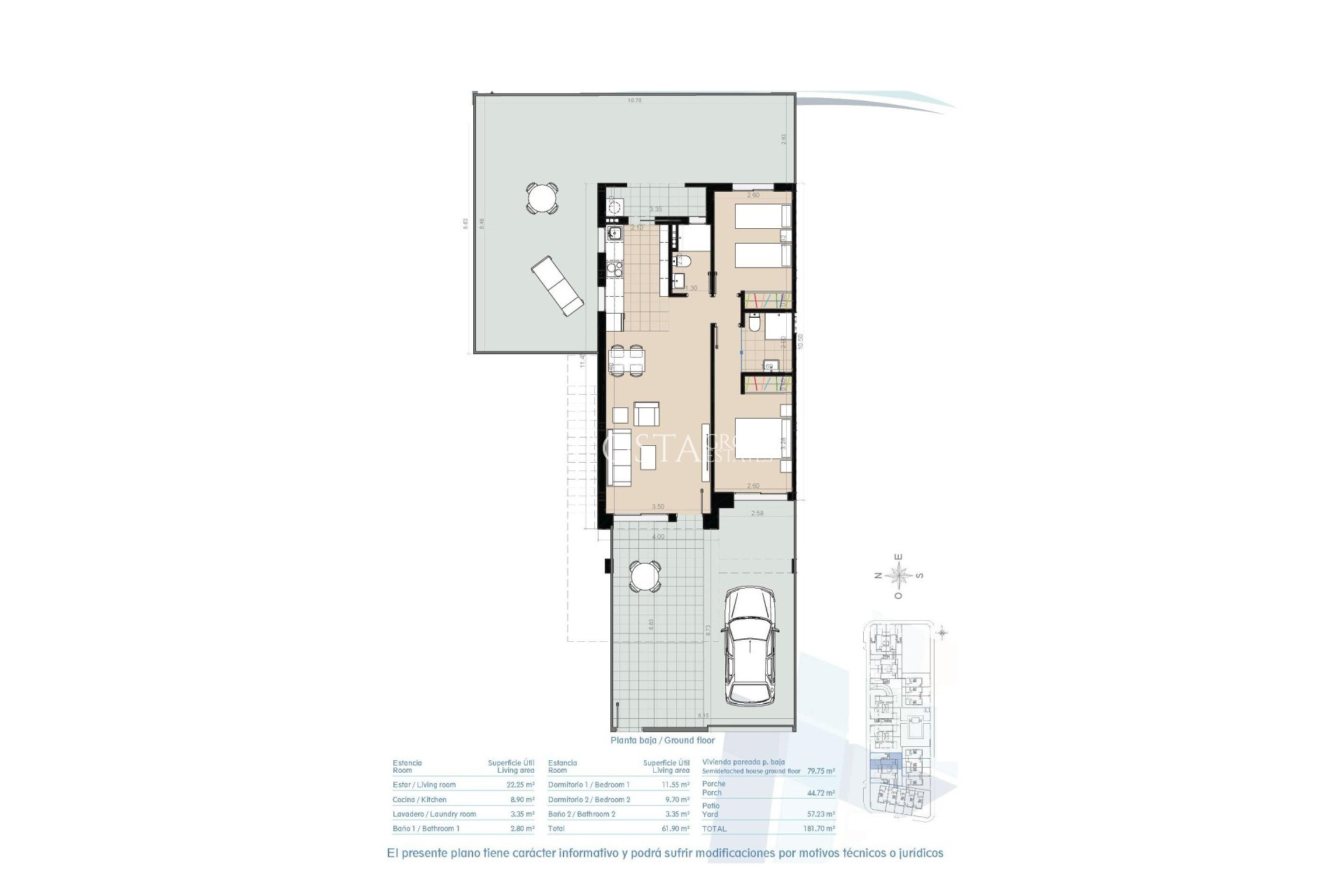 Nieuwbouw Woningen - Ground Floor Bungalow -
Pilar de la Horadada - Torre De La Horadada