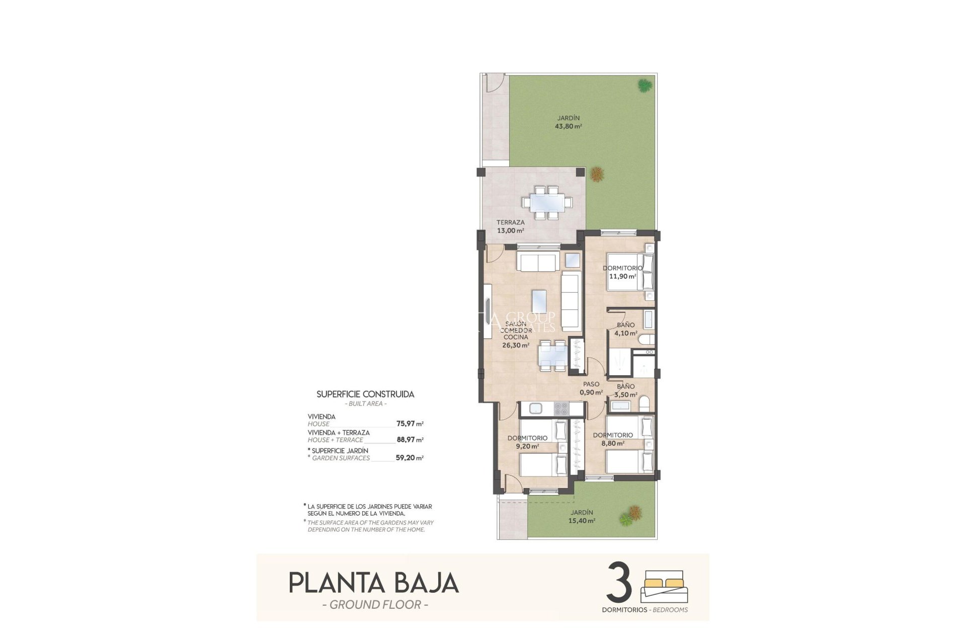 Nieuwbouw Woningen - Ground Floor Bungalow -
San Miguel de Salinas - La Cañada