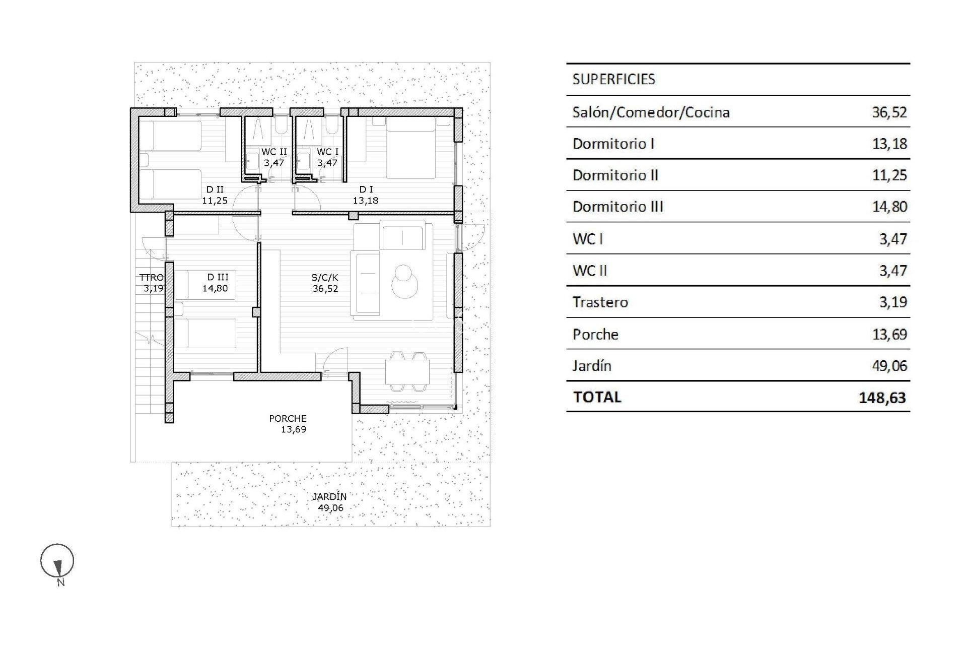 Nieuwbouw Woningen - Ground Floor Bungalow -
San Miguel de Salinas - San Miguel De Salinas
