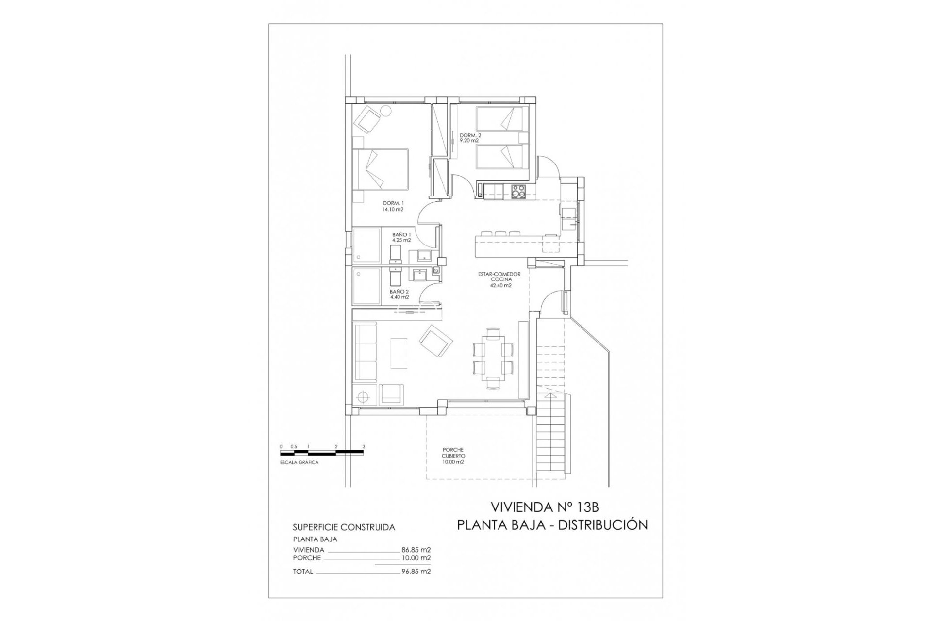 Nieuwbouw Woningen - Ground Floor Bungalow -
San Miguel de Salinas - VistaBella Golf