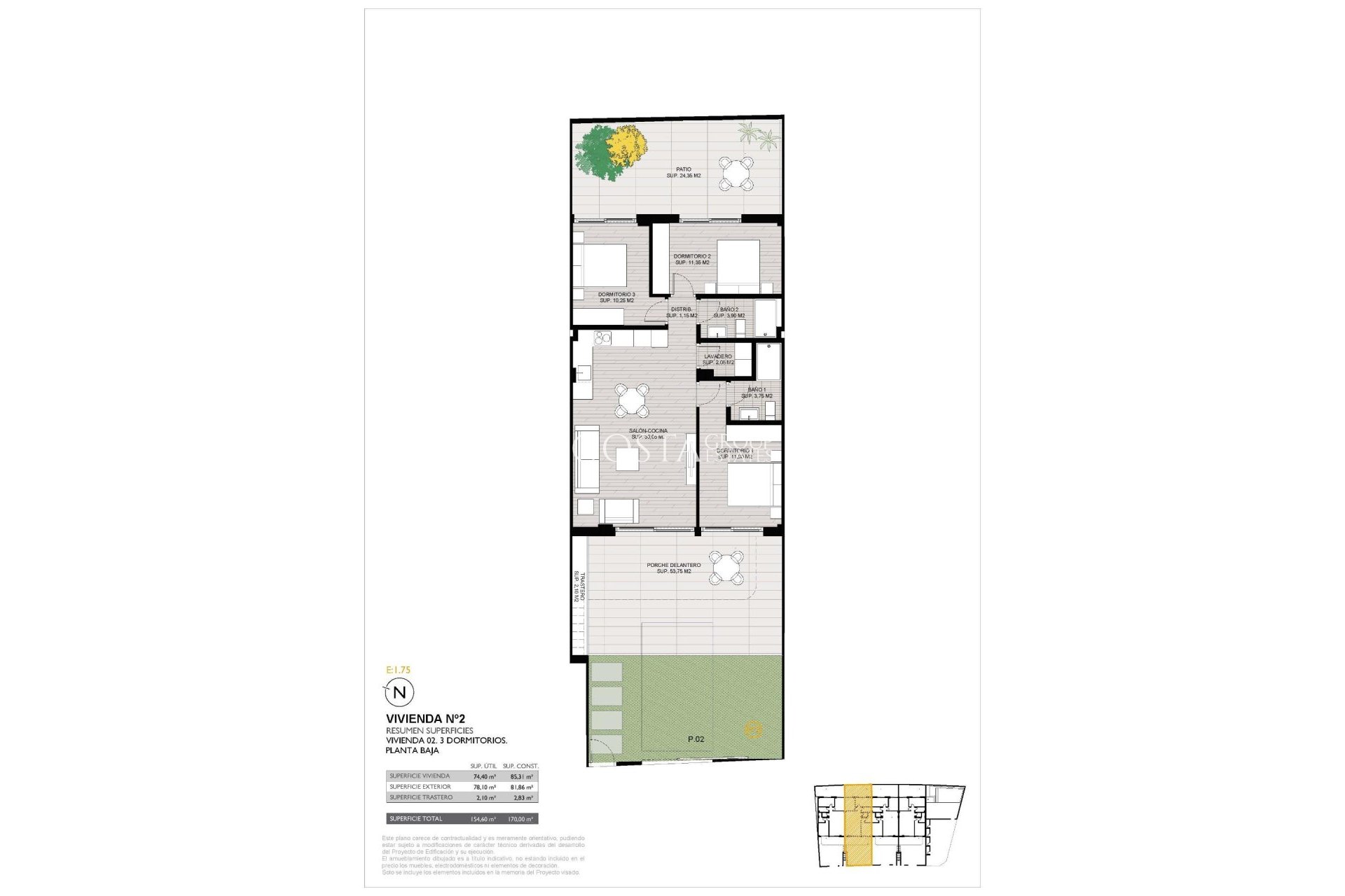 Nieuwbouw Woningen - Ground Floor Bungalow -
San Pedro del Pinatar - Los Cuarteros